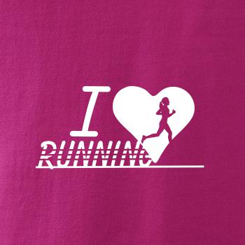 I love running dievča I love running dievča