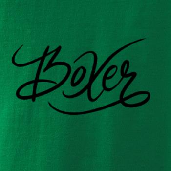 Boxer - nápis okrasný