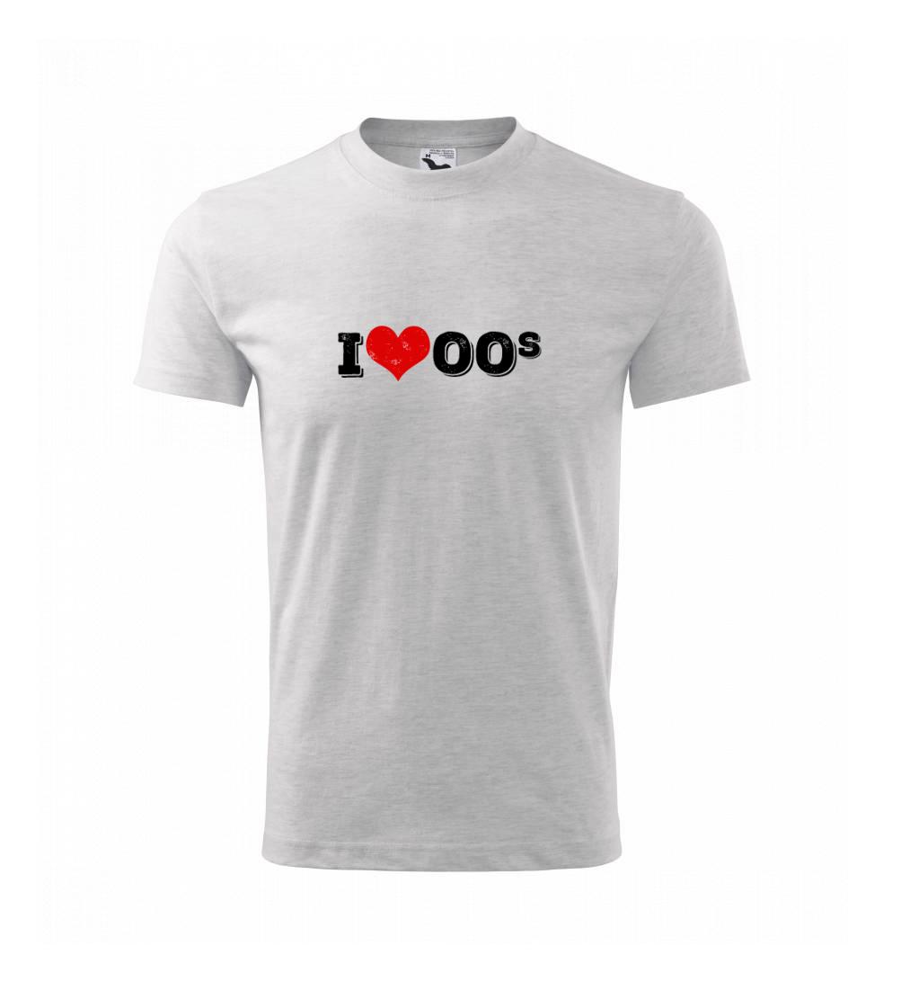 Trička s ročníkom 2000 - I love 00s - Tričko detské bavlnené