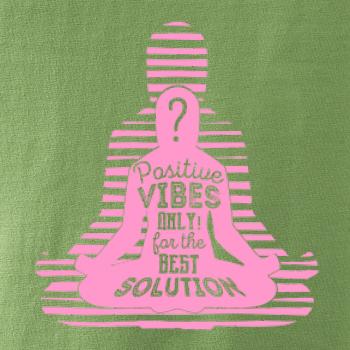 Joga - positive vibes only ružová