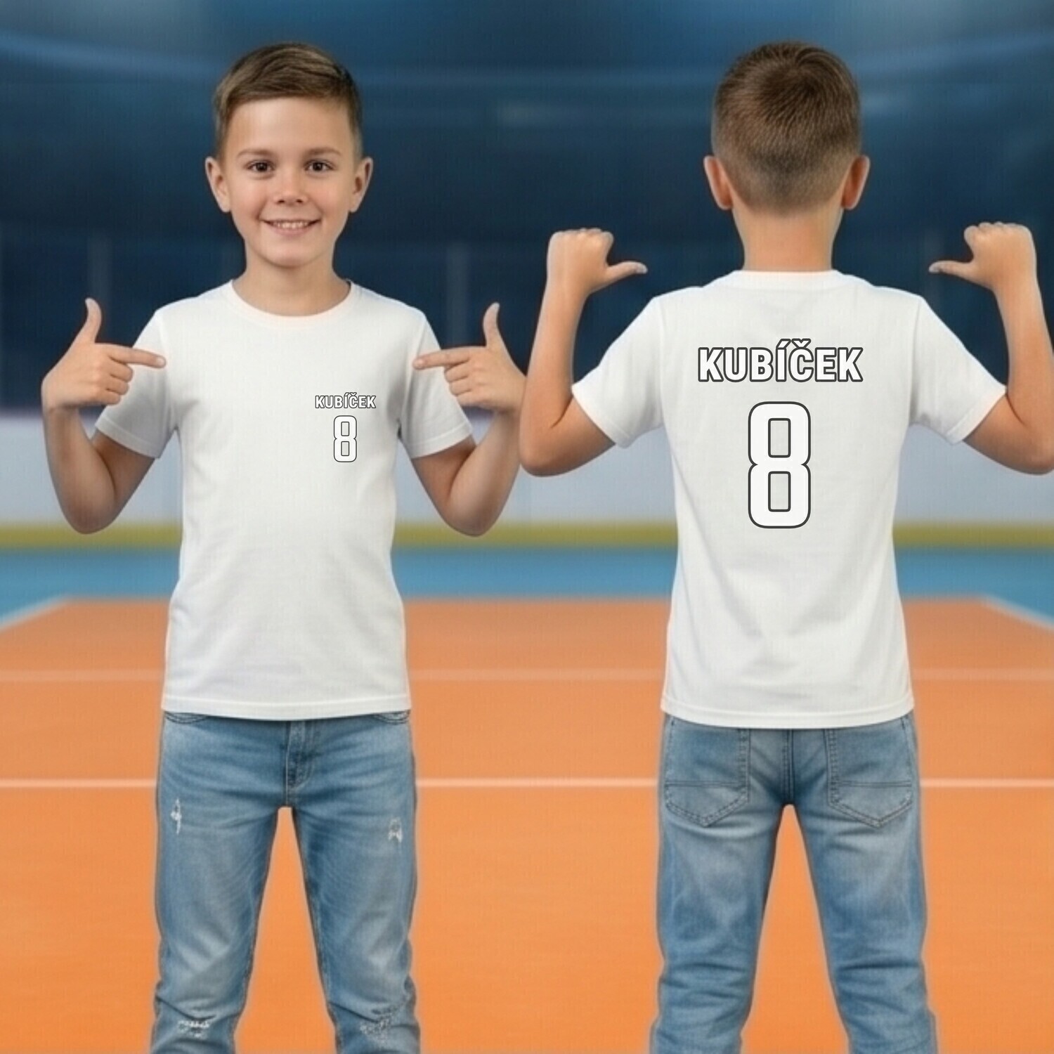 Florbalový dres - vlastné meno a číslo