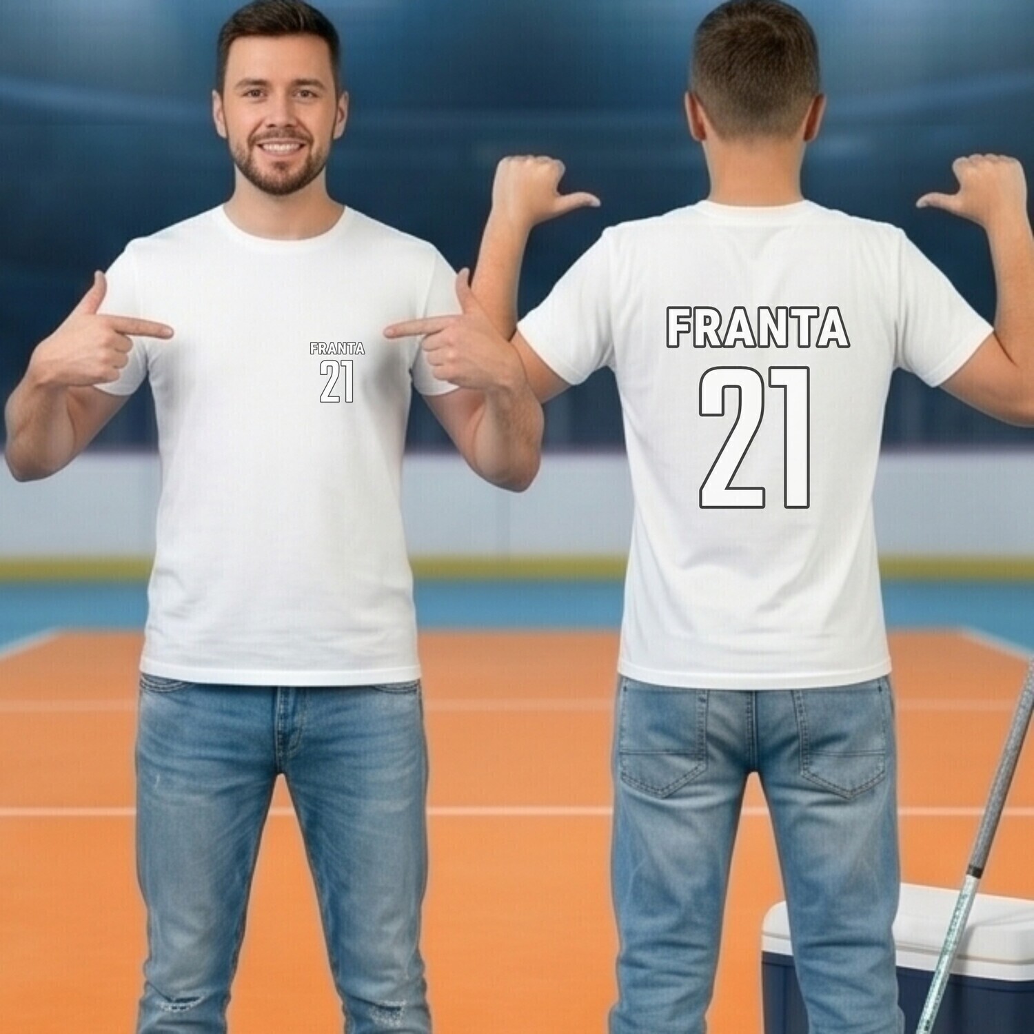 Florbalový dres - vlastné meno a číslo