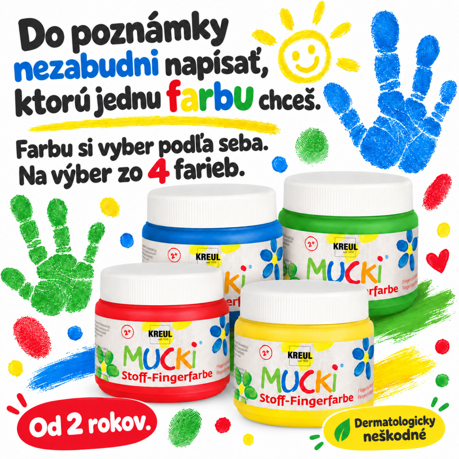 Odtlačky dlaní - základná škola - 9 rokov