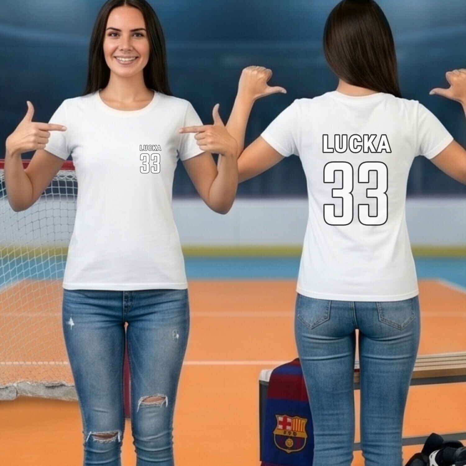 Florbalový dres - vlastné meno a číslo