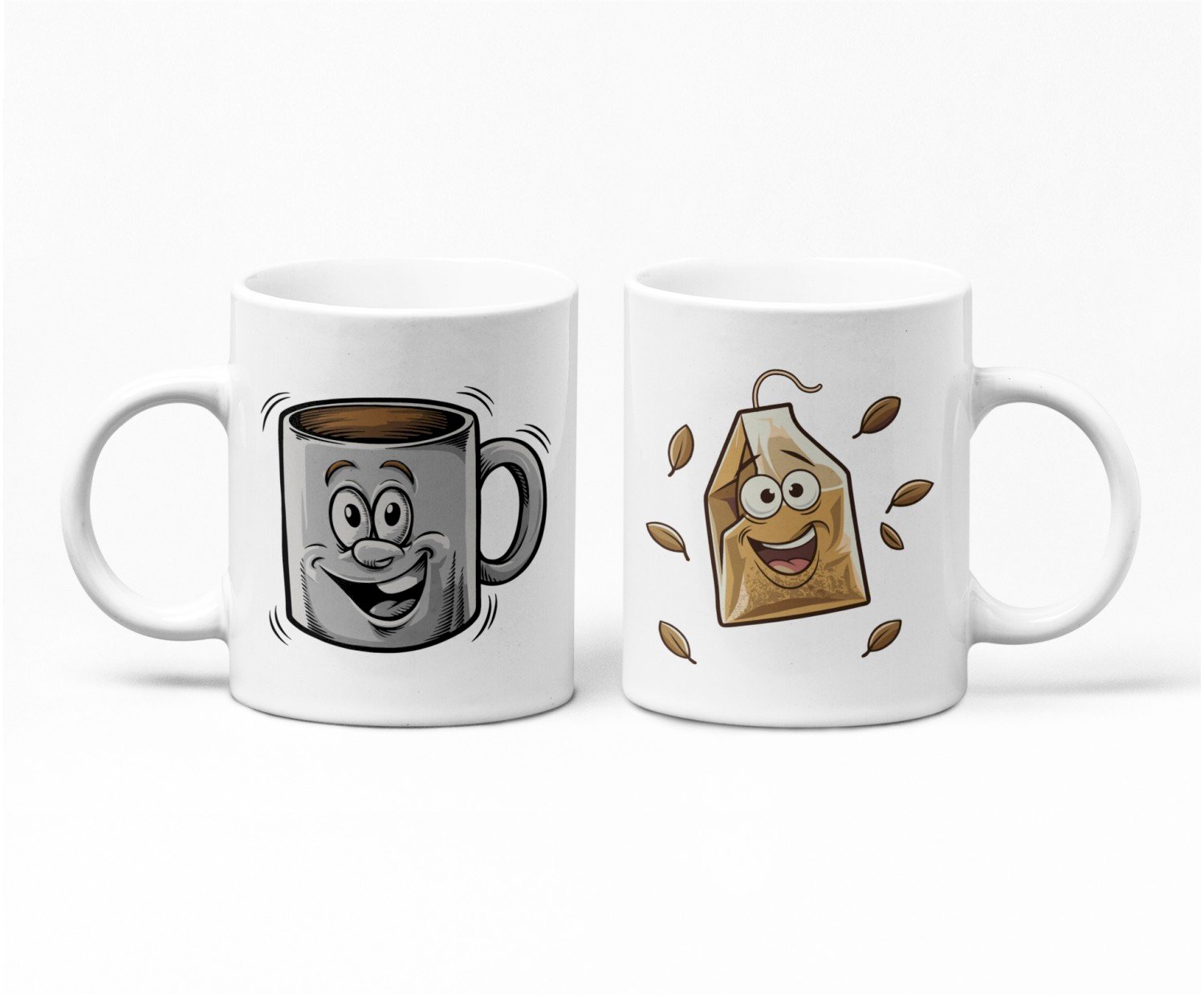 Tričká pre zamilovaných - Párový hrnček čaj a hrnček - 2 hrnčeky - Párový hrnček