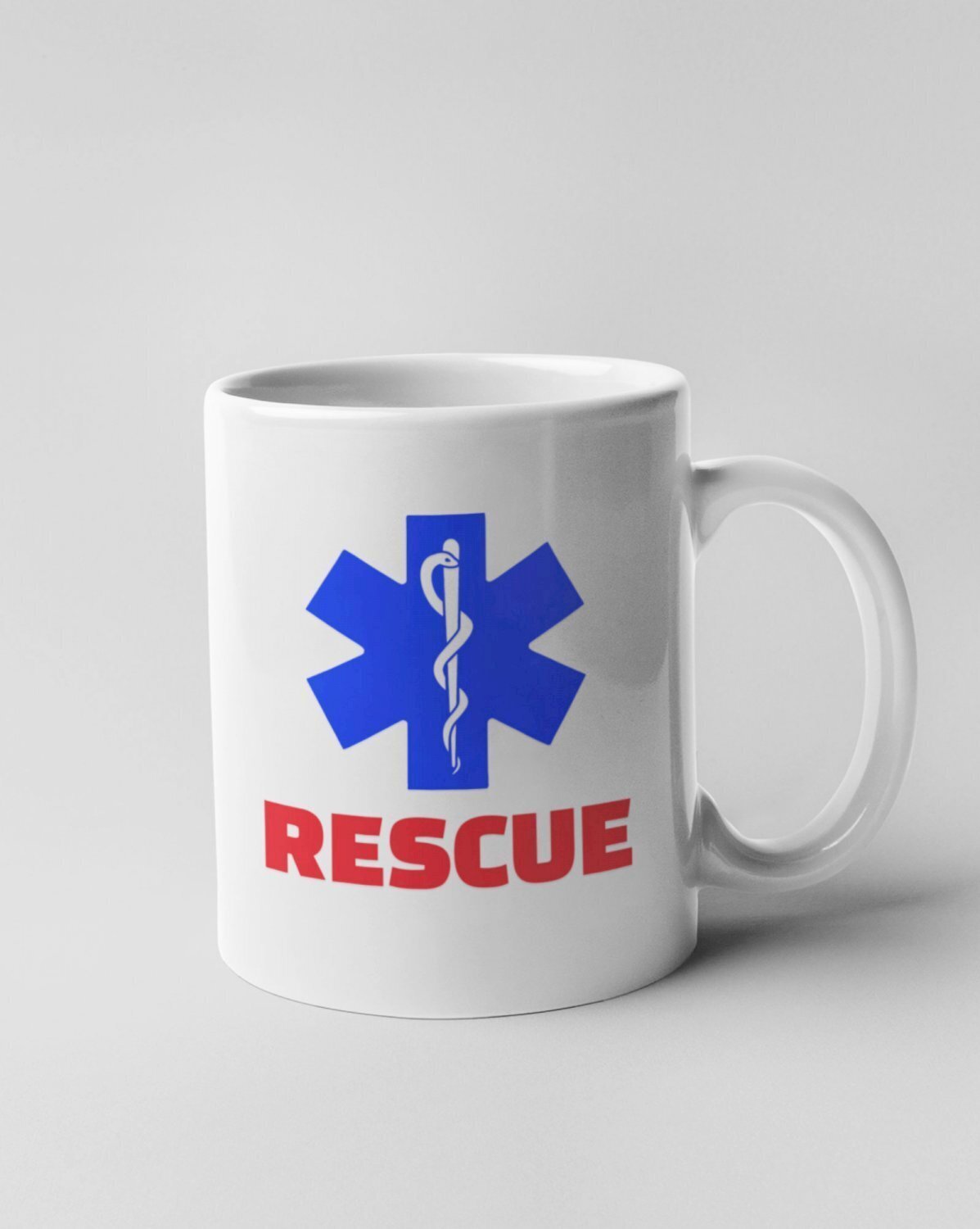 Tričká a mikiny pre záchranárov a lekárov - Kvalitné oblečenie pre zdravotníkov - Hrnček - Rescue - Hrnček