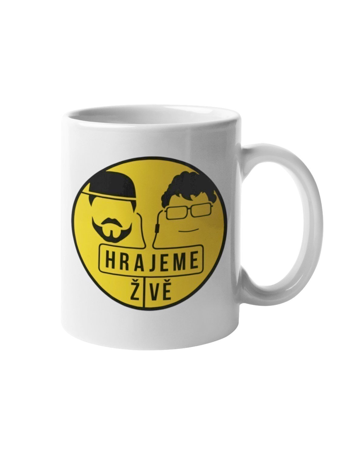 Tričká, mikiny a šiltovky pre Youtubery - Hrnek - Vortex - Hrajeme živě - Hrnček