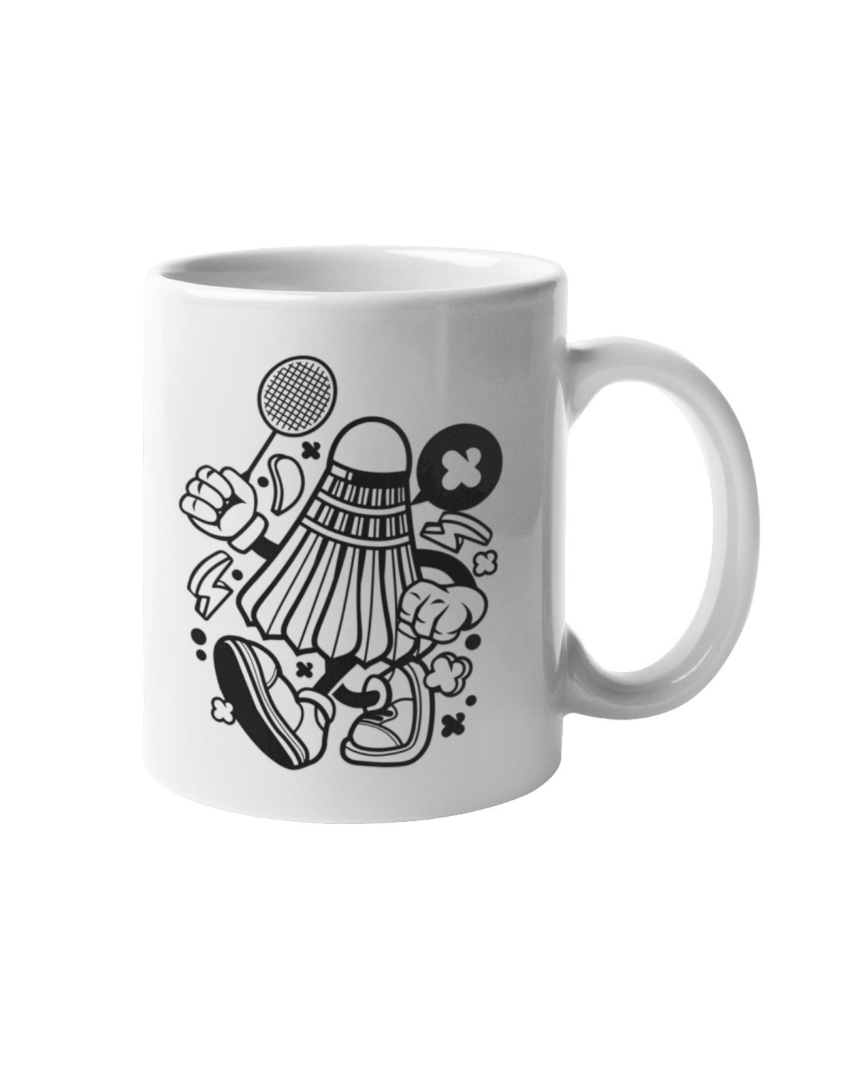 Tričká na bedminton - Hrnek - Badmintoňák - Hrnček