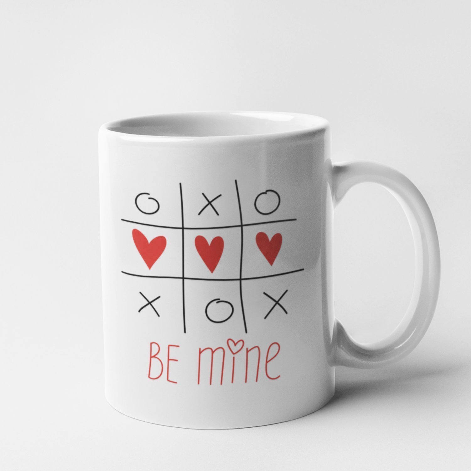 Hrnčeky s potlačou - Hrnek - Valentýnské piškvorky - Hrnček