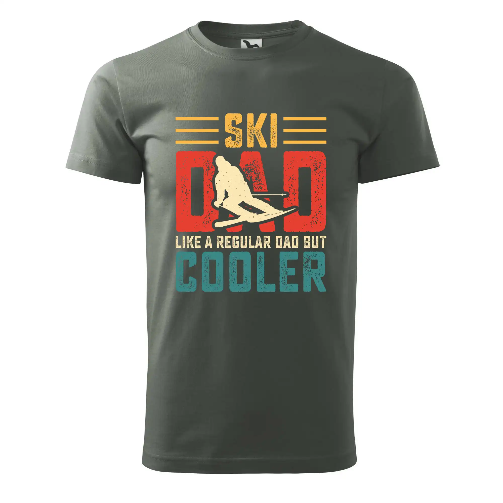 Ski dad like a regular dad but cooler