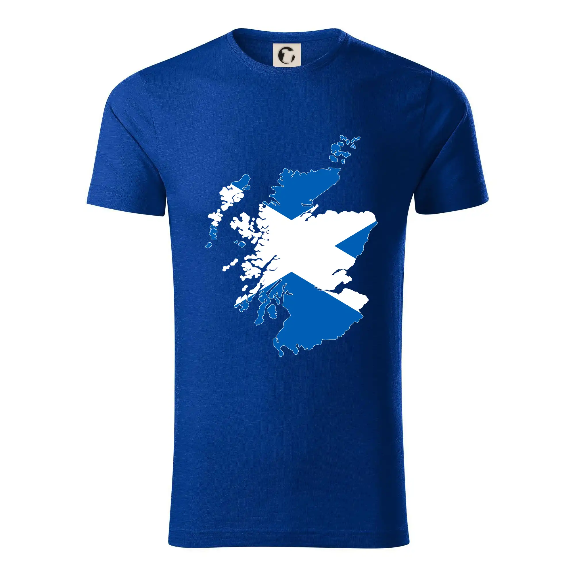 Ostatné mestá / miesta - Skotsko mapa - Tričko z organickej bavlny