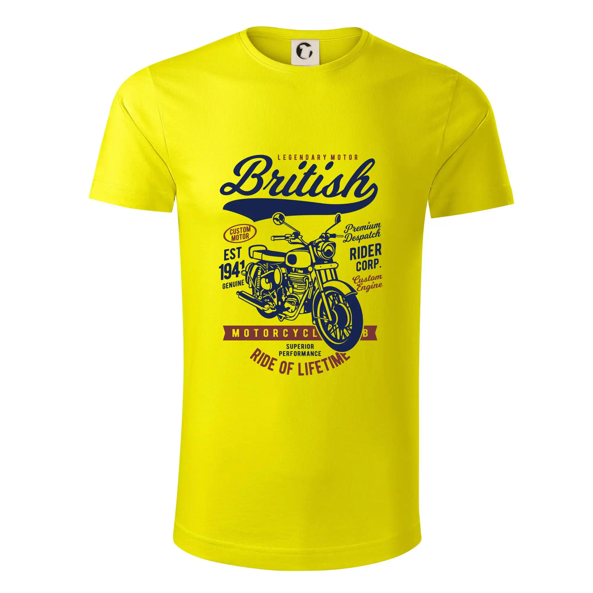 Tričká pre motorkárov¨ - British Motorcycle - Tričko z organickej bavlny