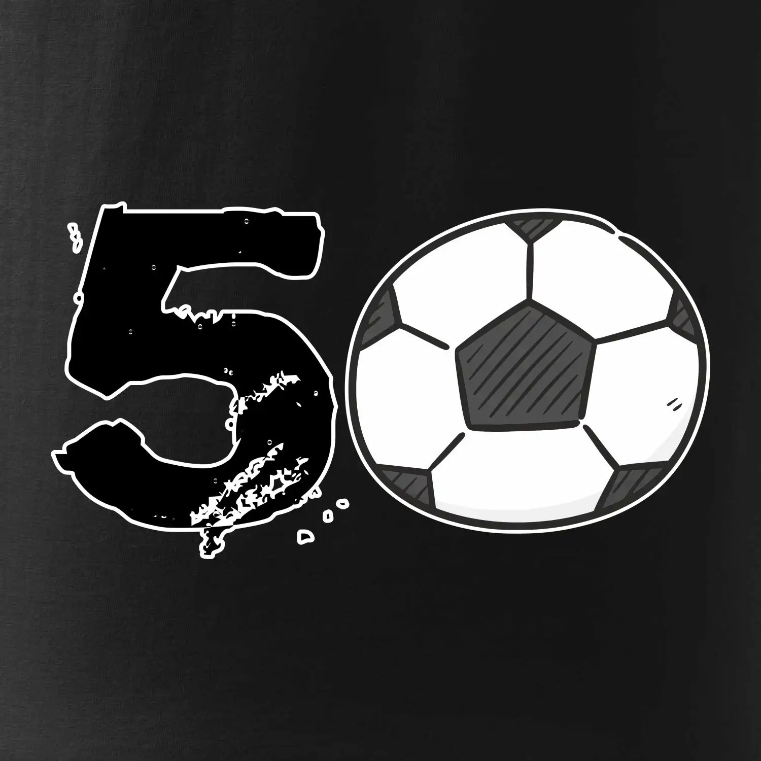 Fotbal kulaté narozeniny 50