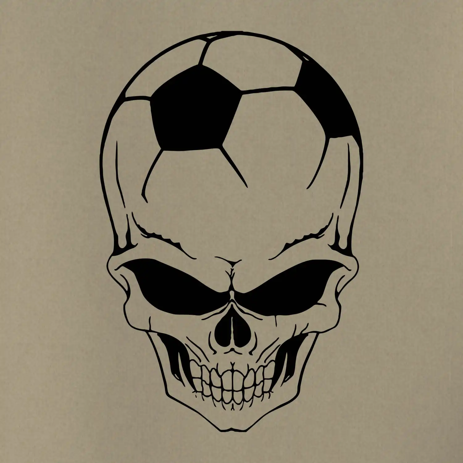 Fotbal lebka míč