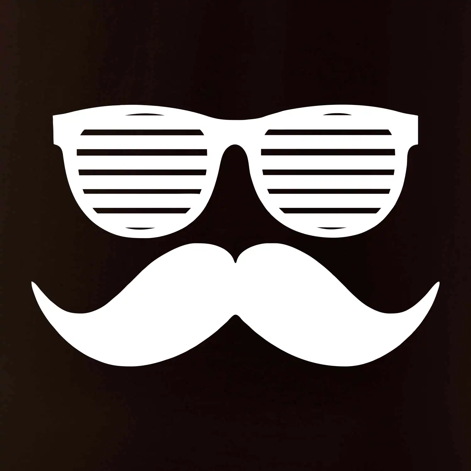 Mustache brýle