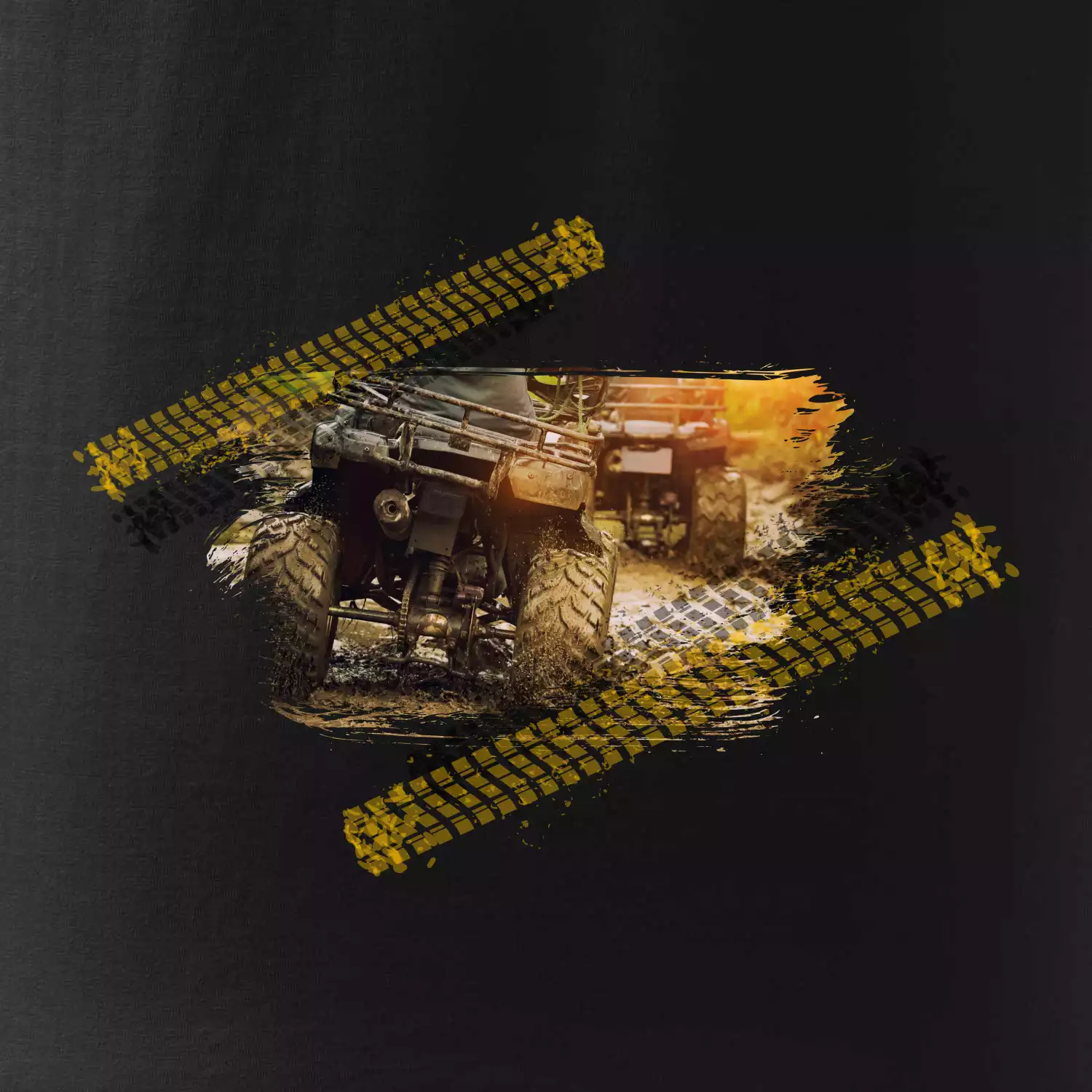 ATV čtyřkolka v bahně