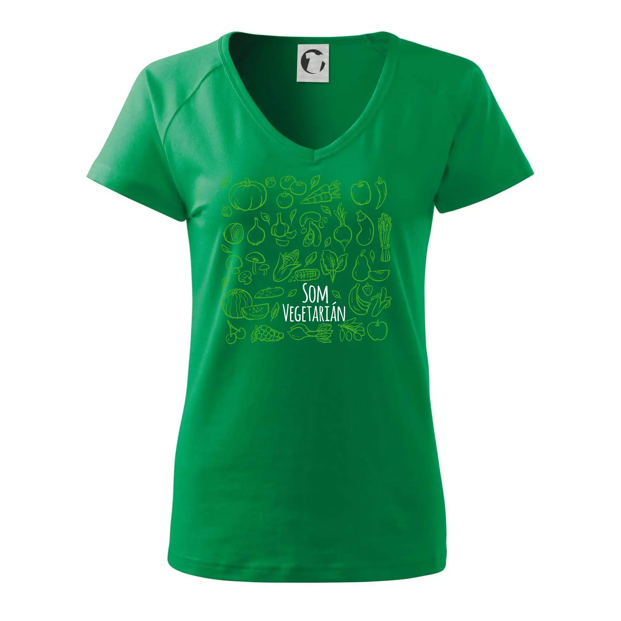 Som vegetarián - zelenina vo štvorci