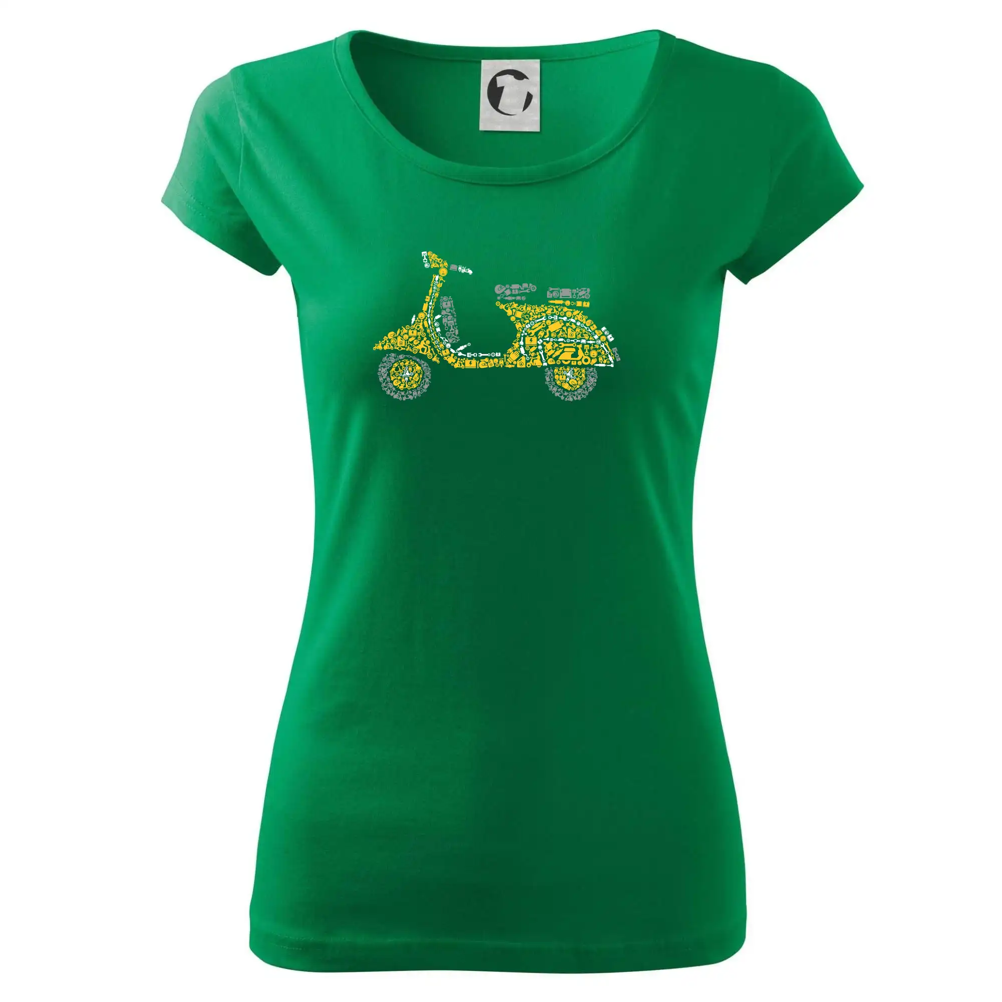 Tričko sa skútrom - Scooter icons - Dámske tričko Pure