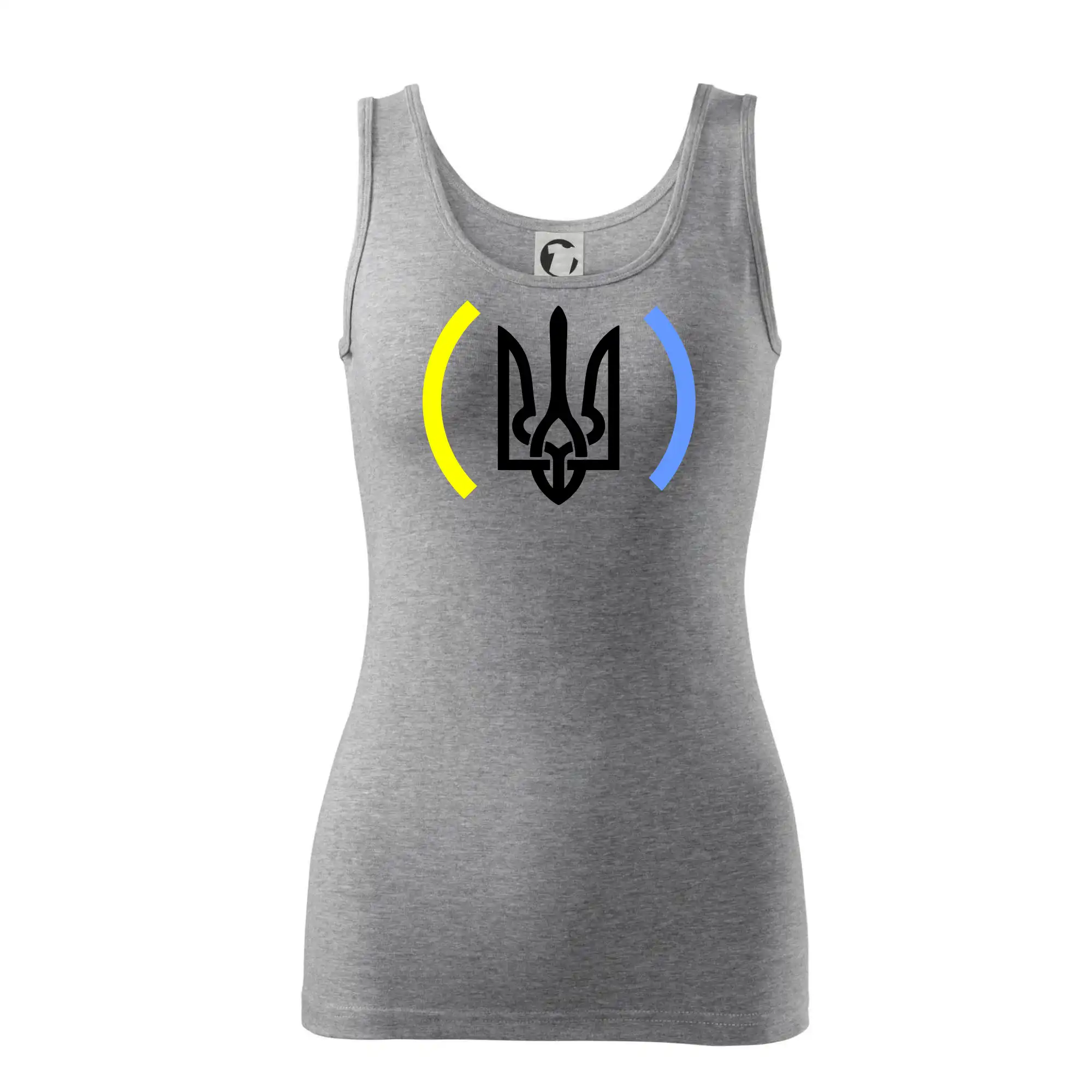 Ukrajina trojzubec s barvami