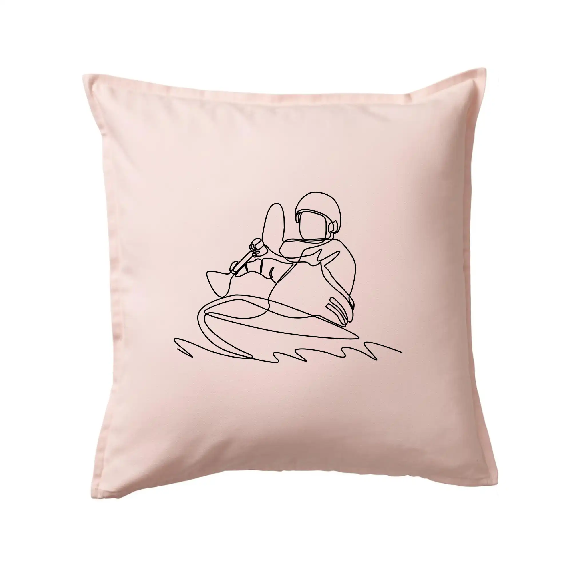 Kajak na vodě jedním tahem