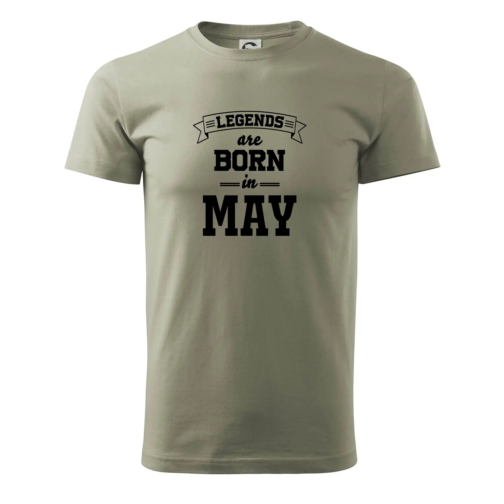 Tričká pre narodených v máji - Legends are born in May - Pánske tričko nižšej gramáže