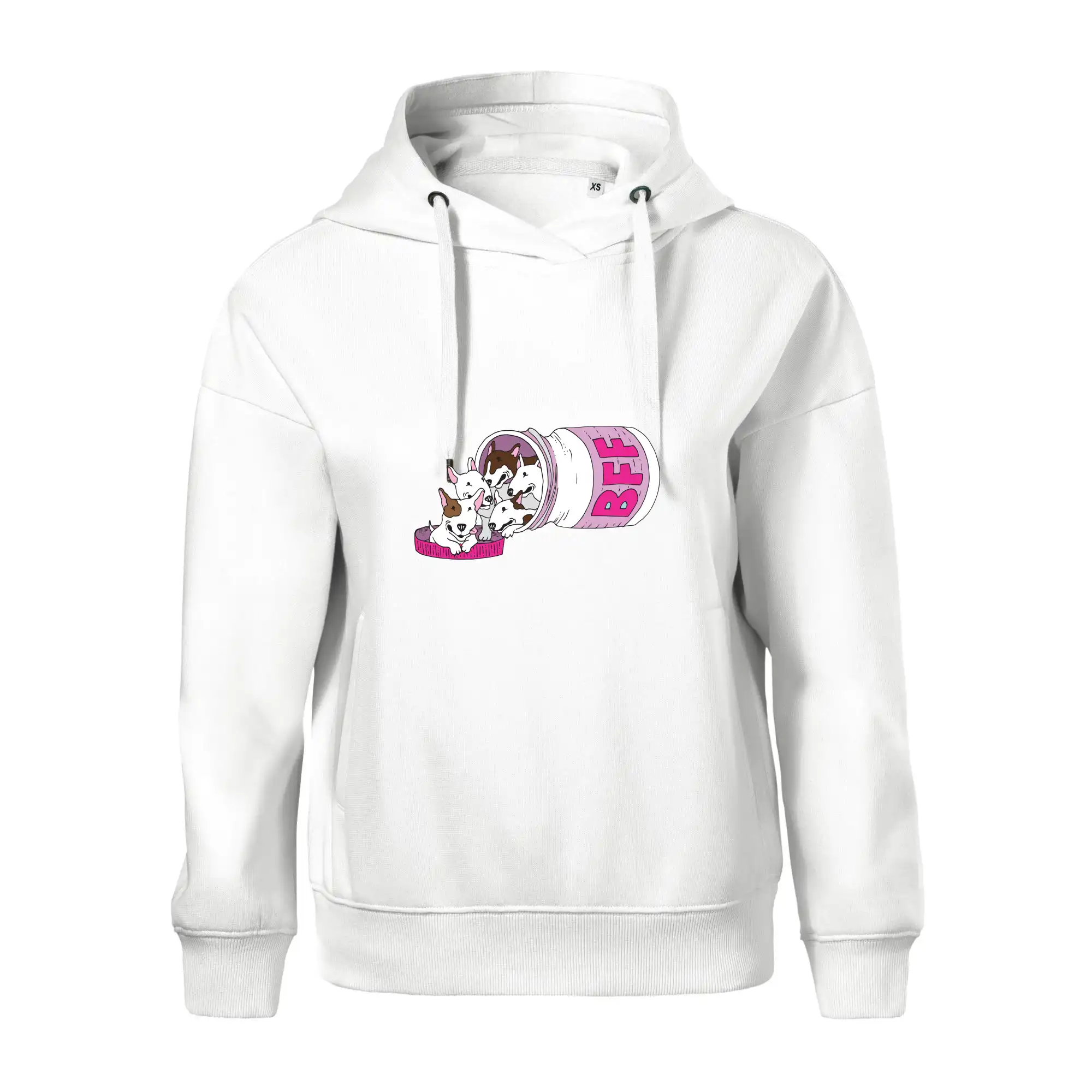 Bullterrier Friends Forever růžové (Pecka design)