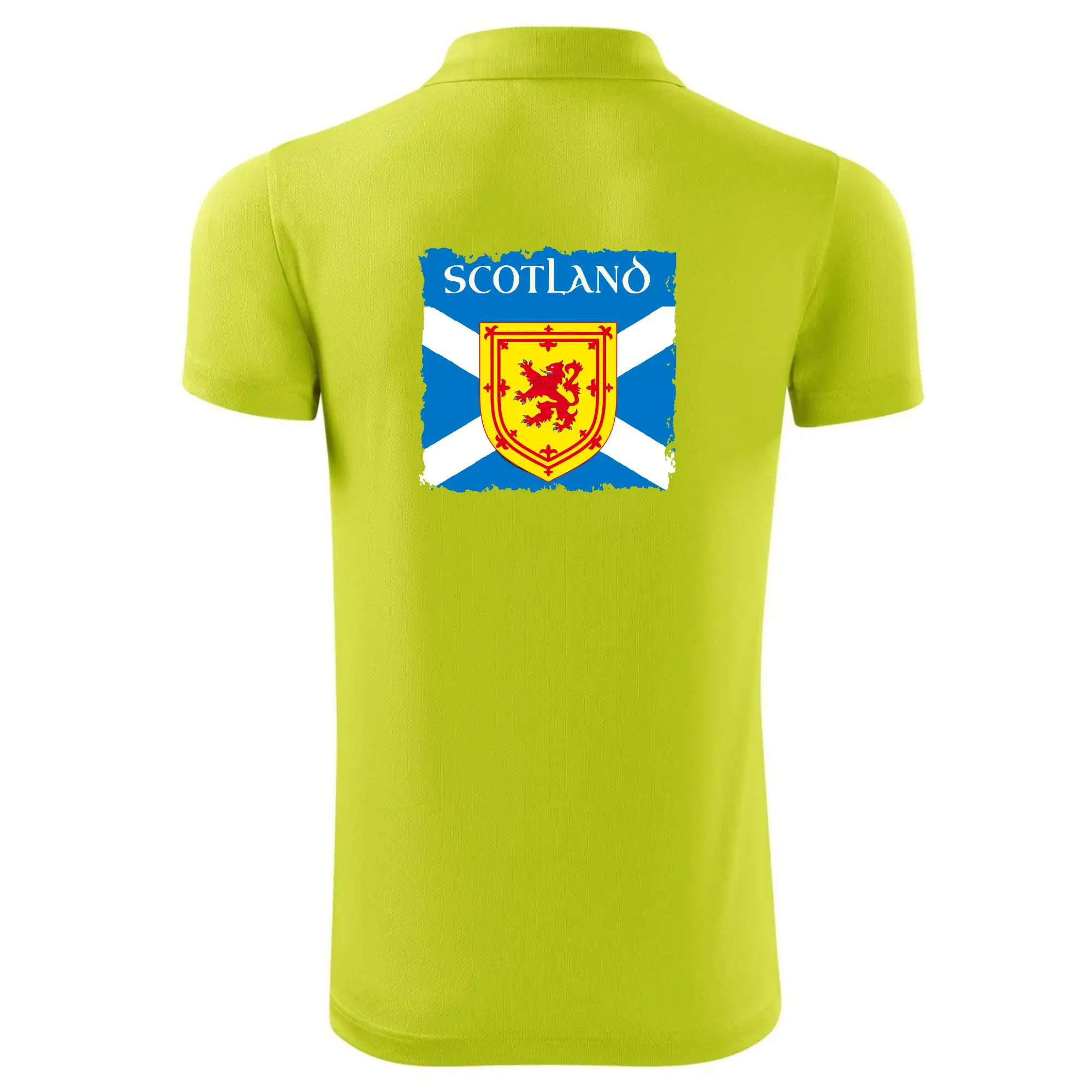 Skotská vlajka s erbem lva