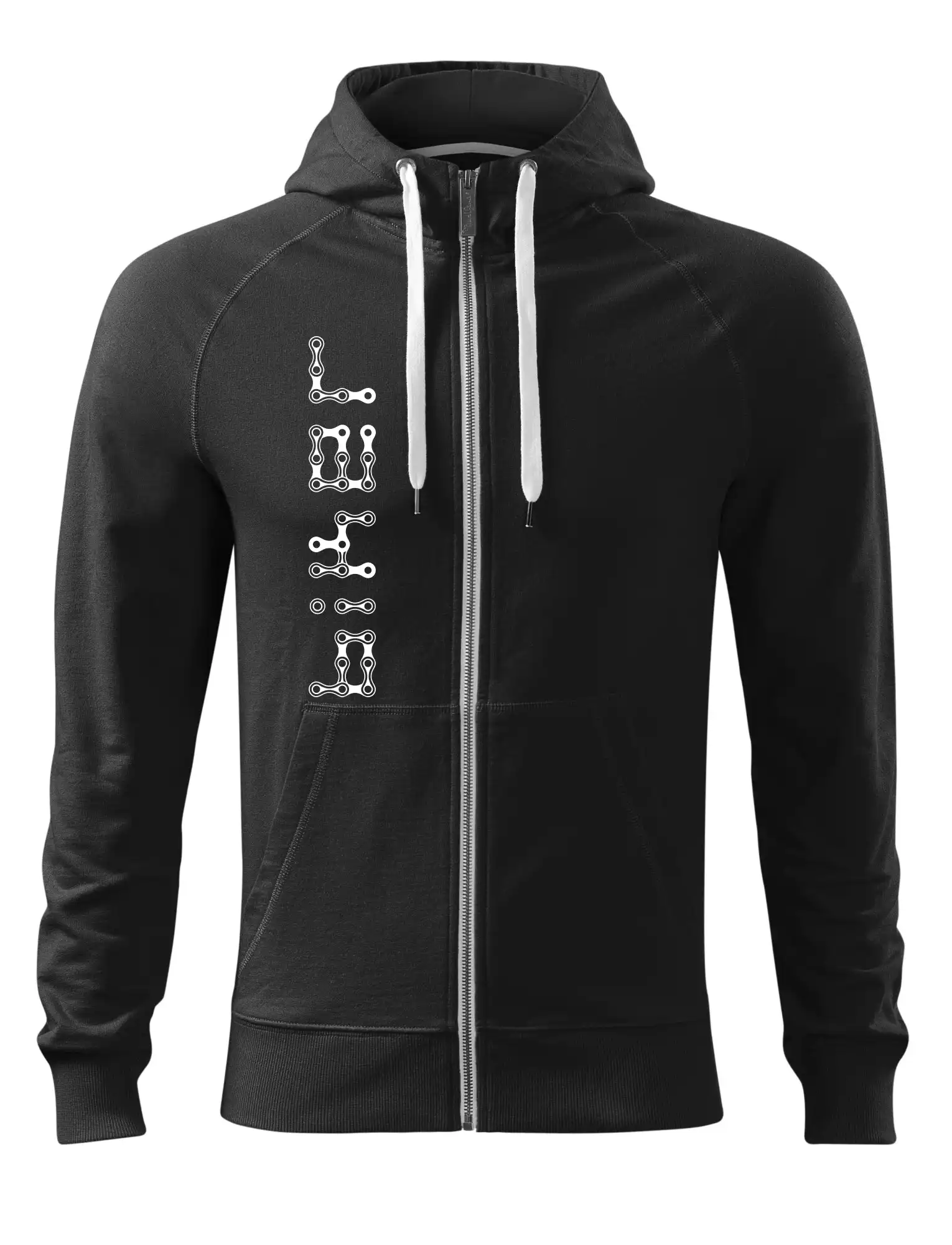 Biker nápis na výšku řetěz