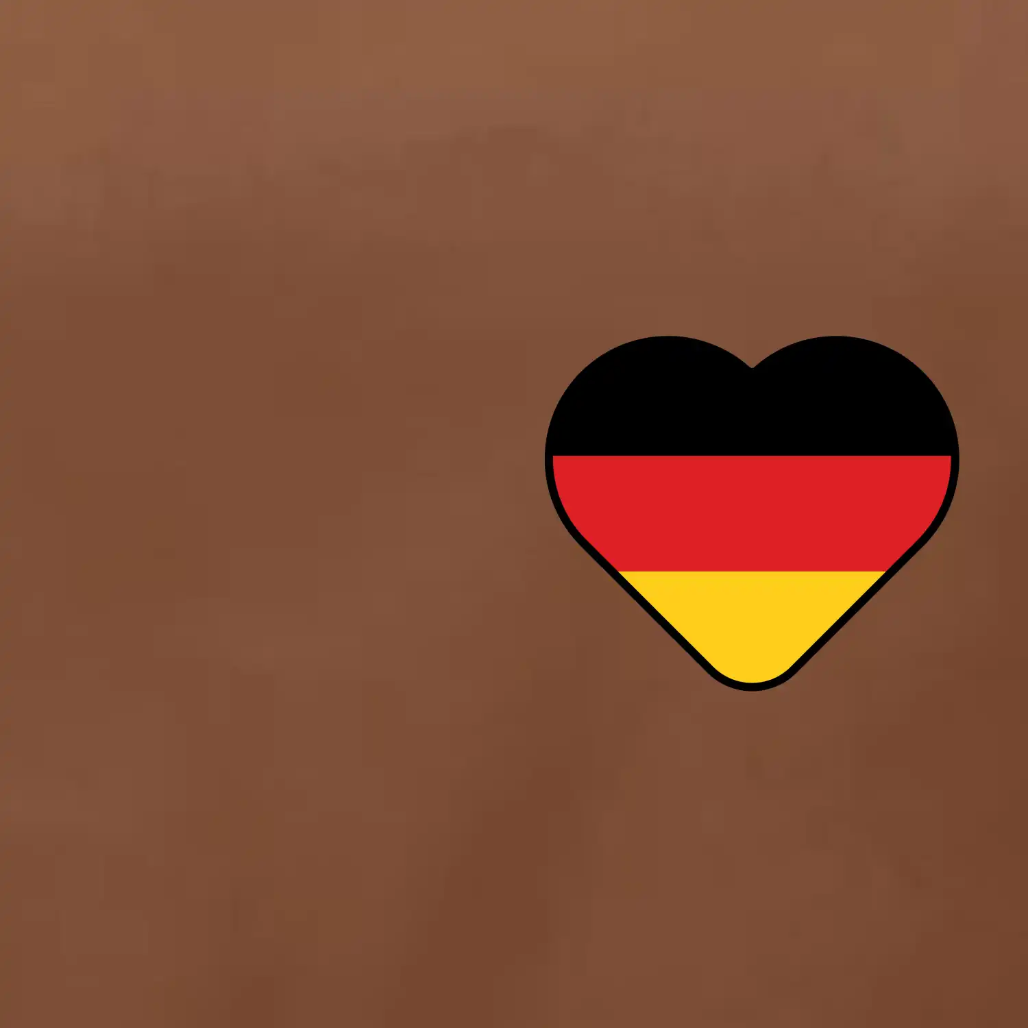 Germany love malé - Německá vlajka