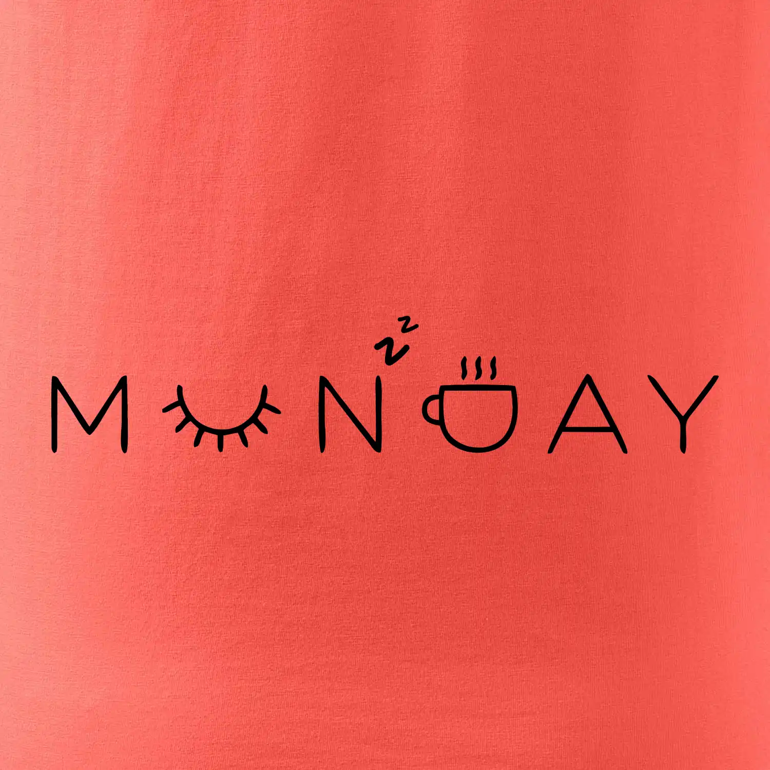 Monday nápis