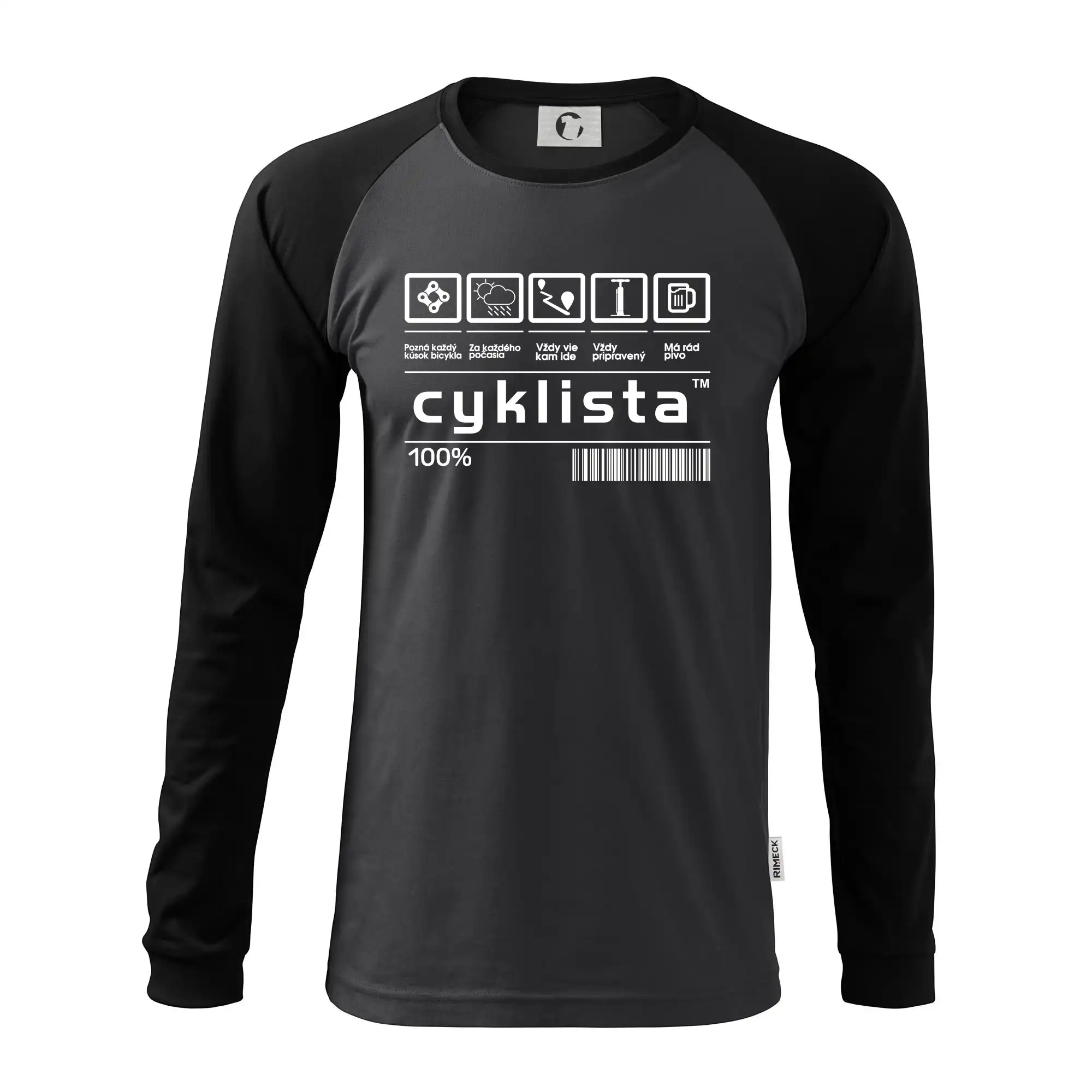 Čiarový kód - cyklista