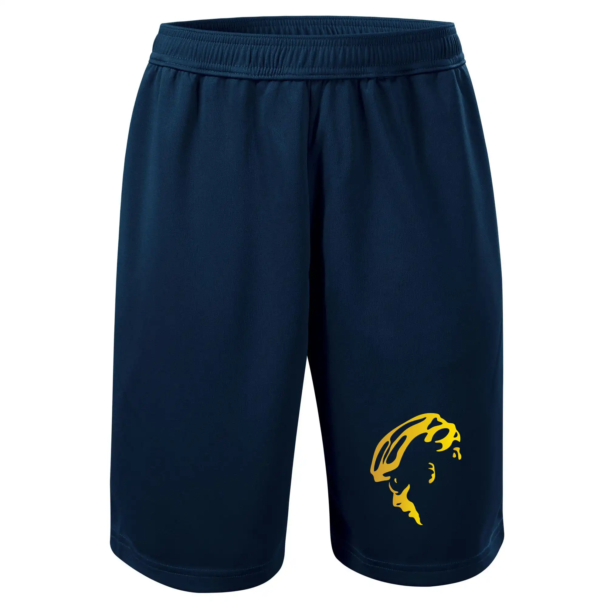 Hlava cyklista zlatá