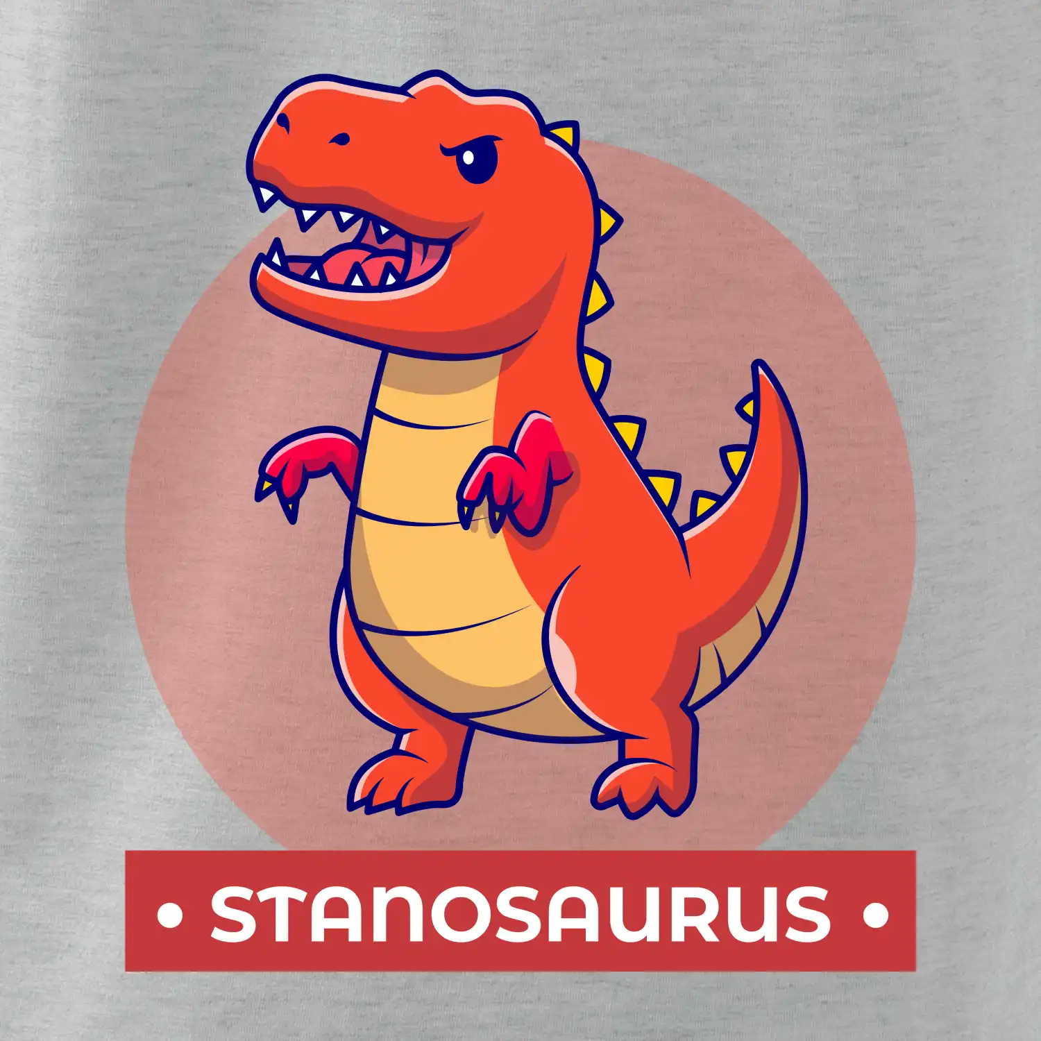 Dinosaurie mená - oranžový dinosaurus SK