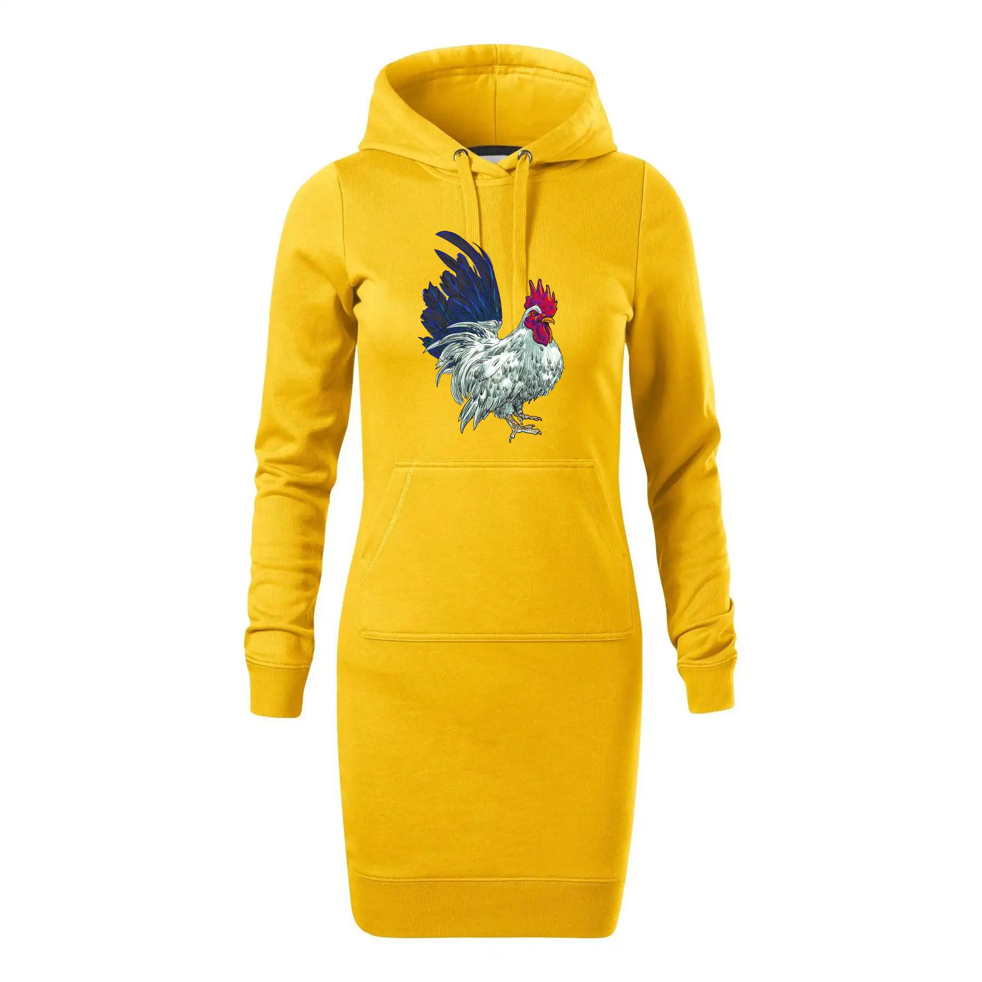 Kohout kreslený bílý