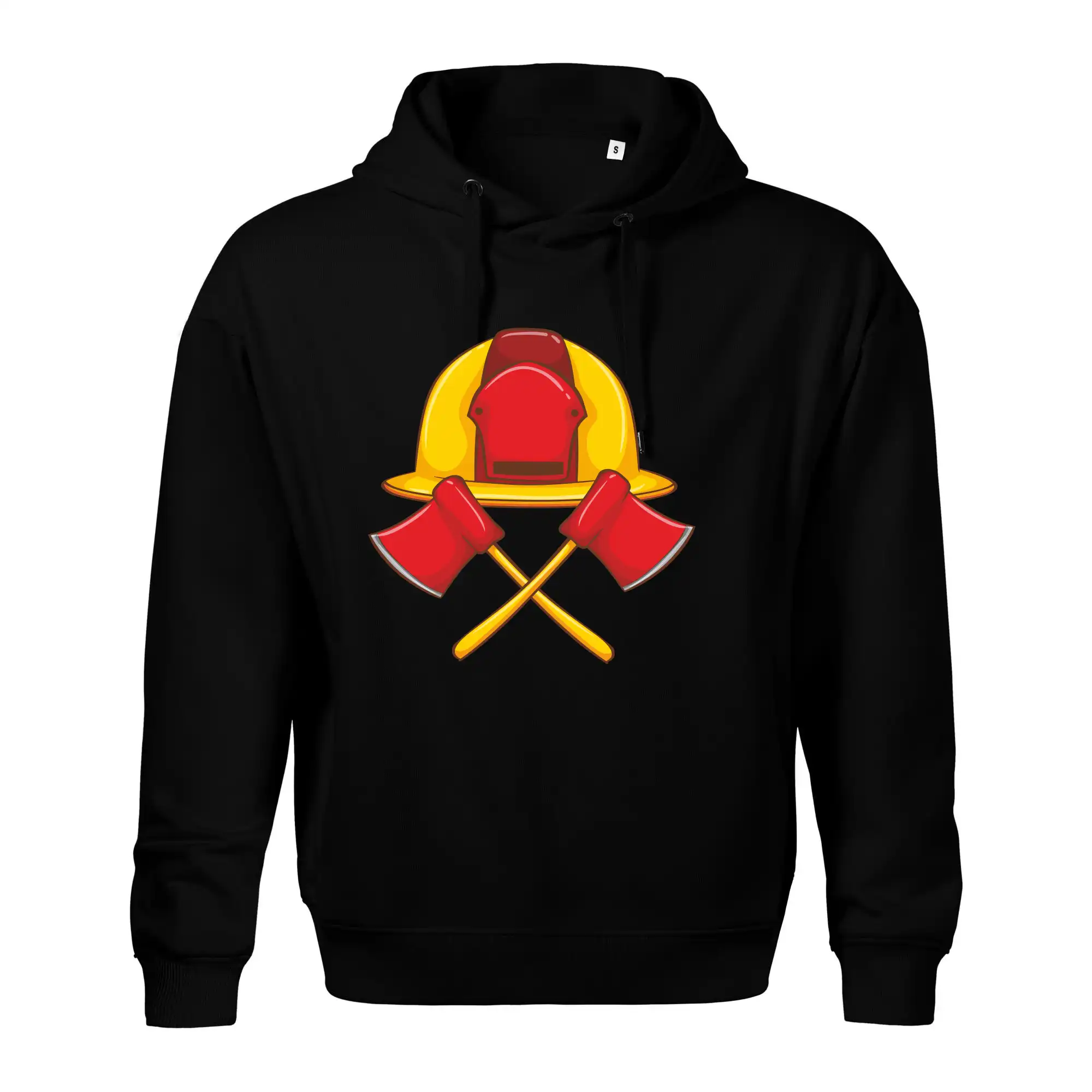 Hasičská helma a sekera