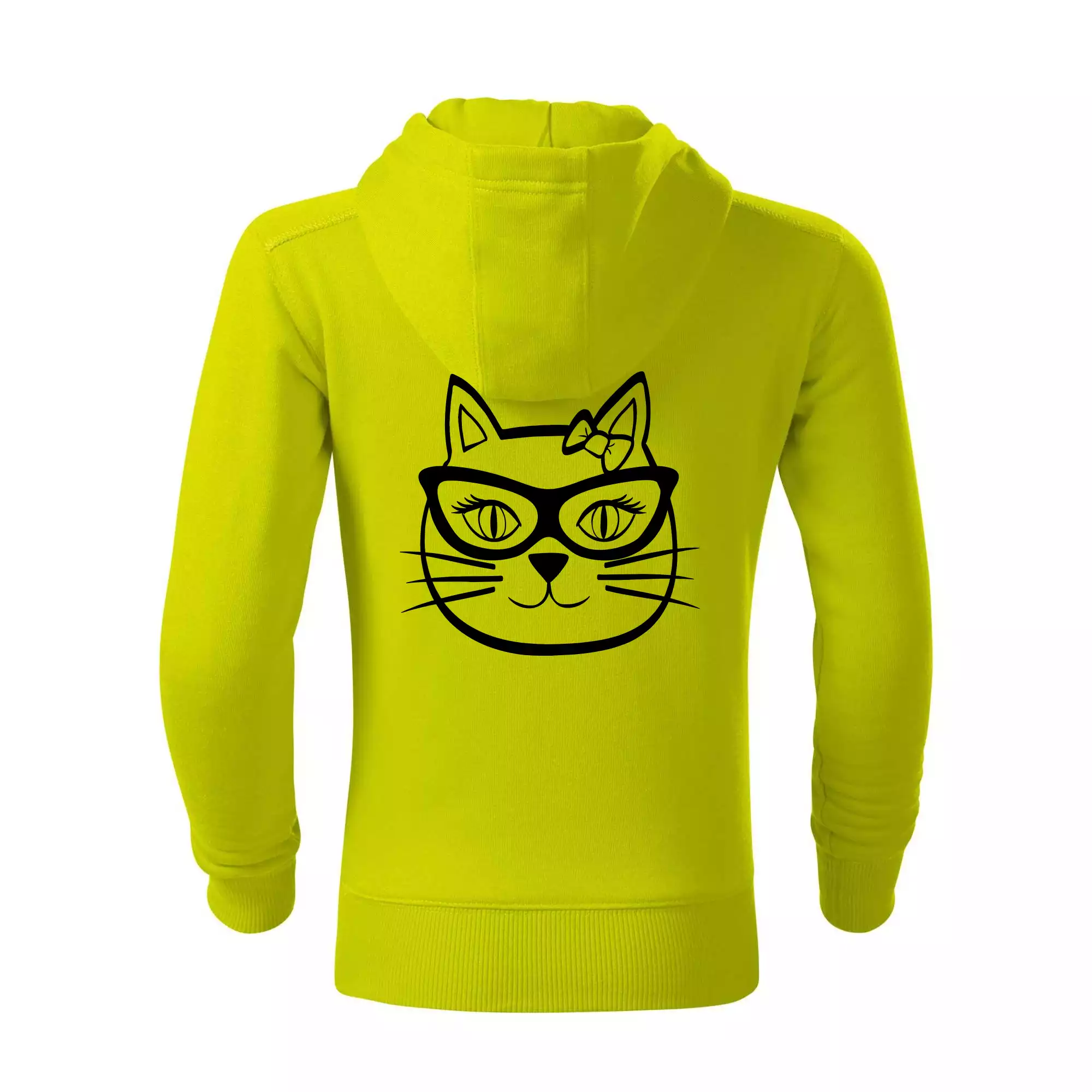 Kočičí holka s brýlemi