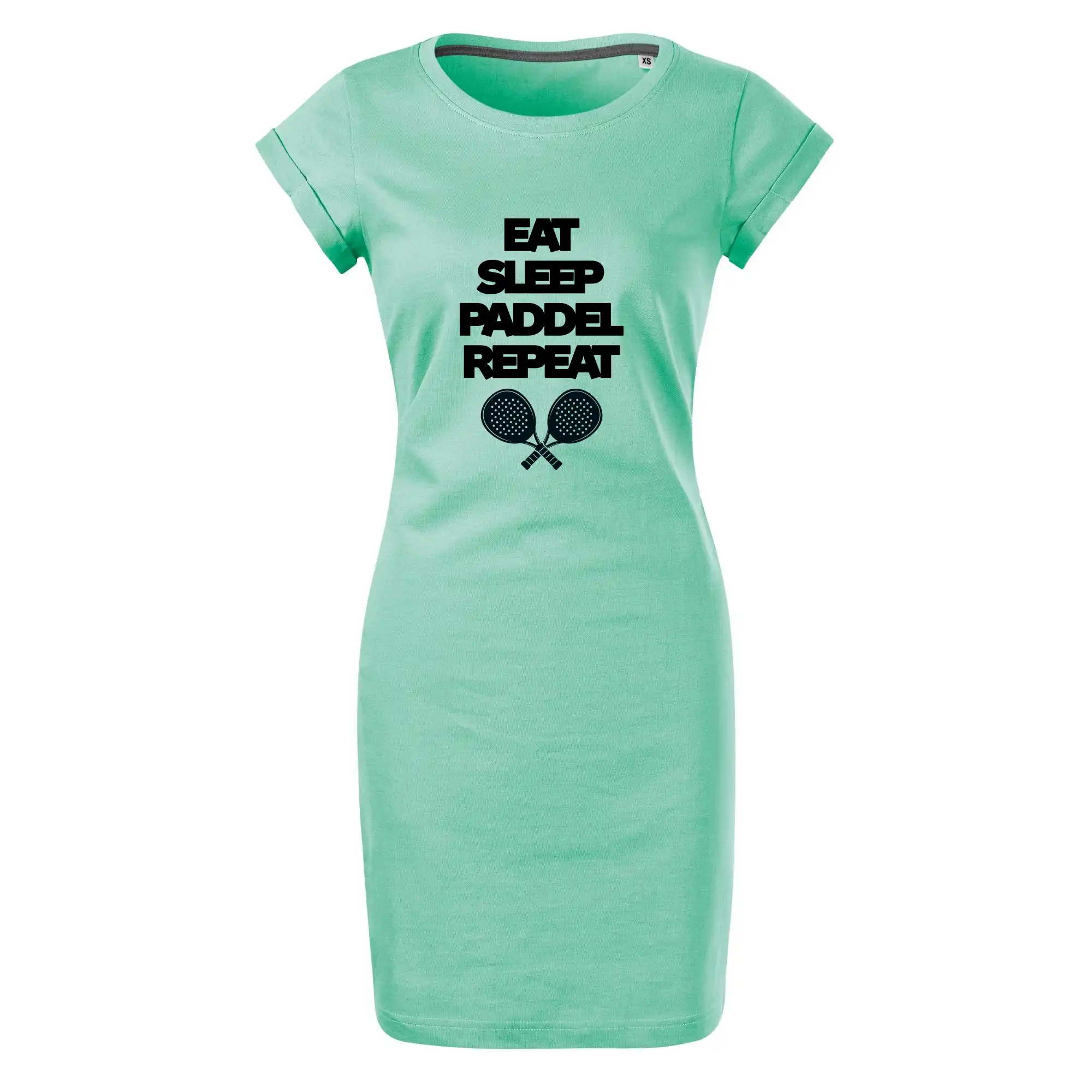 Eat sleep paddel repeat pod sebou