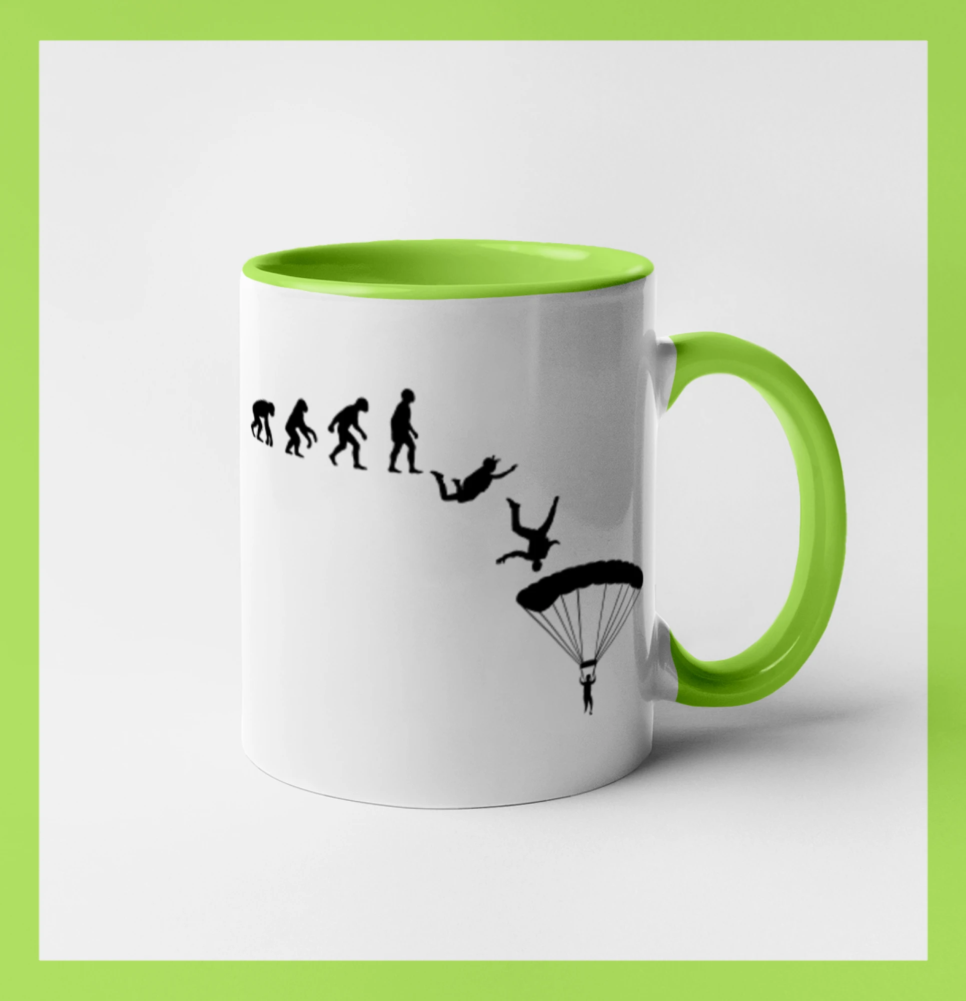 Evoluce parašutista seskok