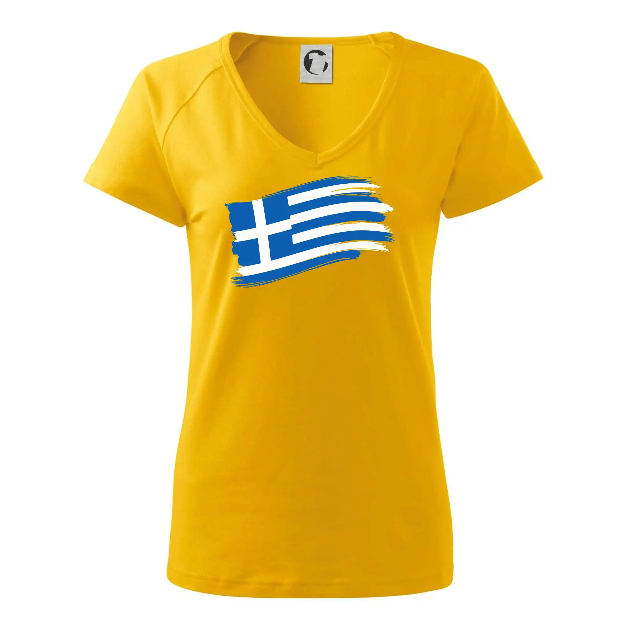 Řecko vlajka - štětkou