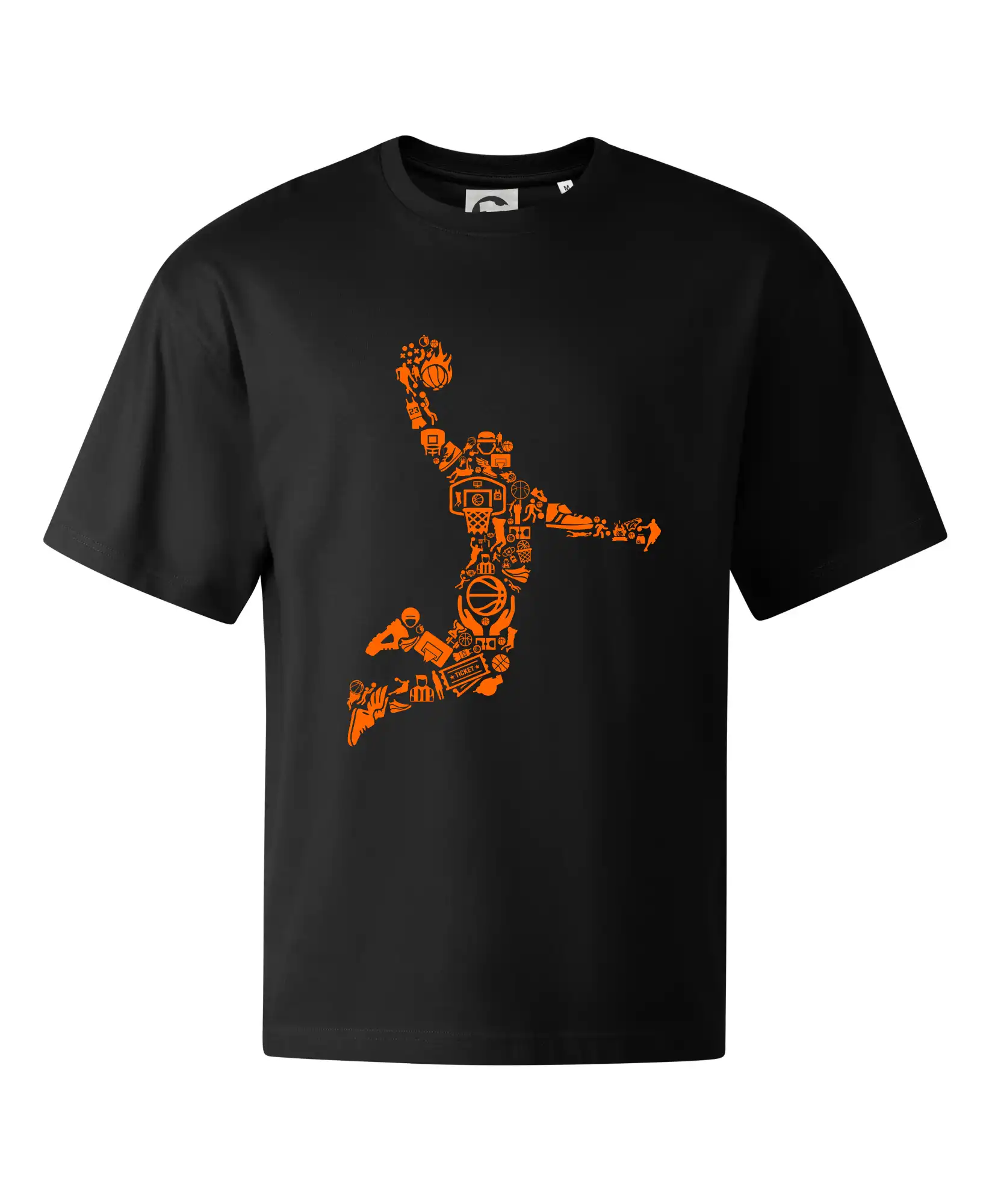 Basketbalová tričká - Hráč basketbalu ikony - Stage unisex - OVERSIZE