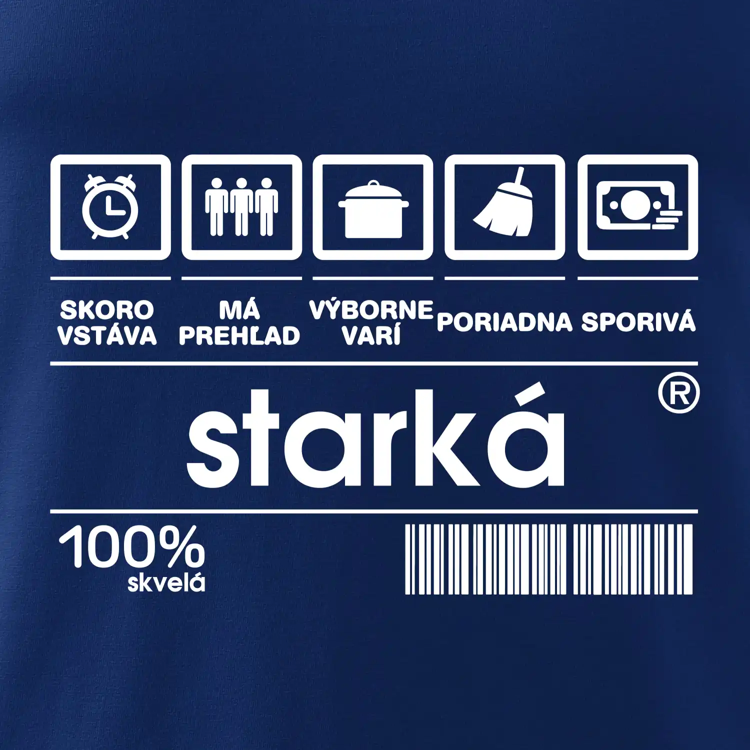 Čiarový kód - starká