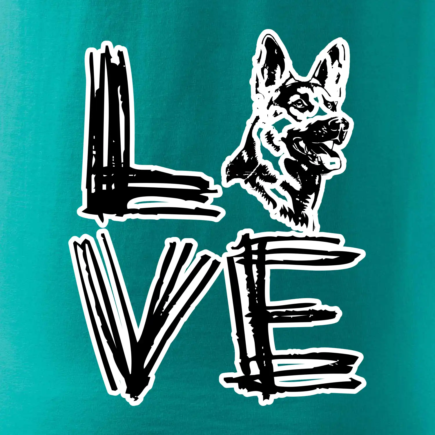 Německý ovčák love