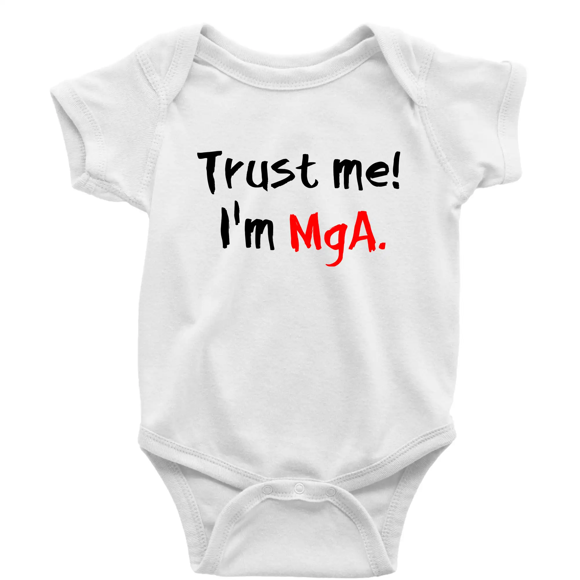 Tričká na ukončenie štúdia - Trust me I´m  MgA. / Ver mi som MgA. - Body dojčenské s krátkym rukávom
