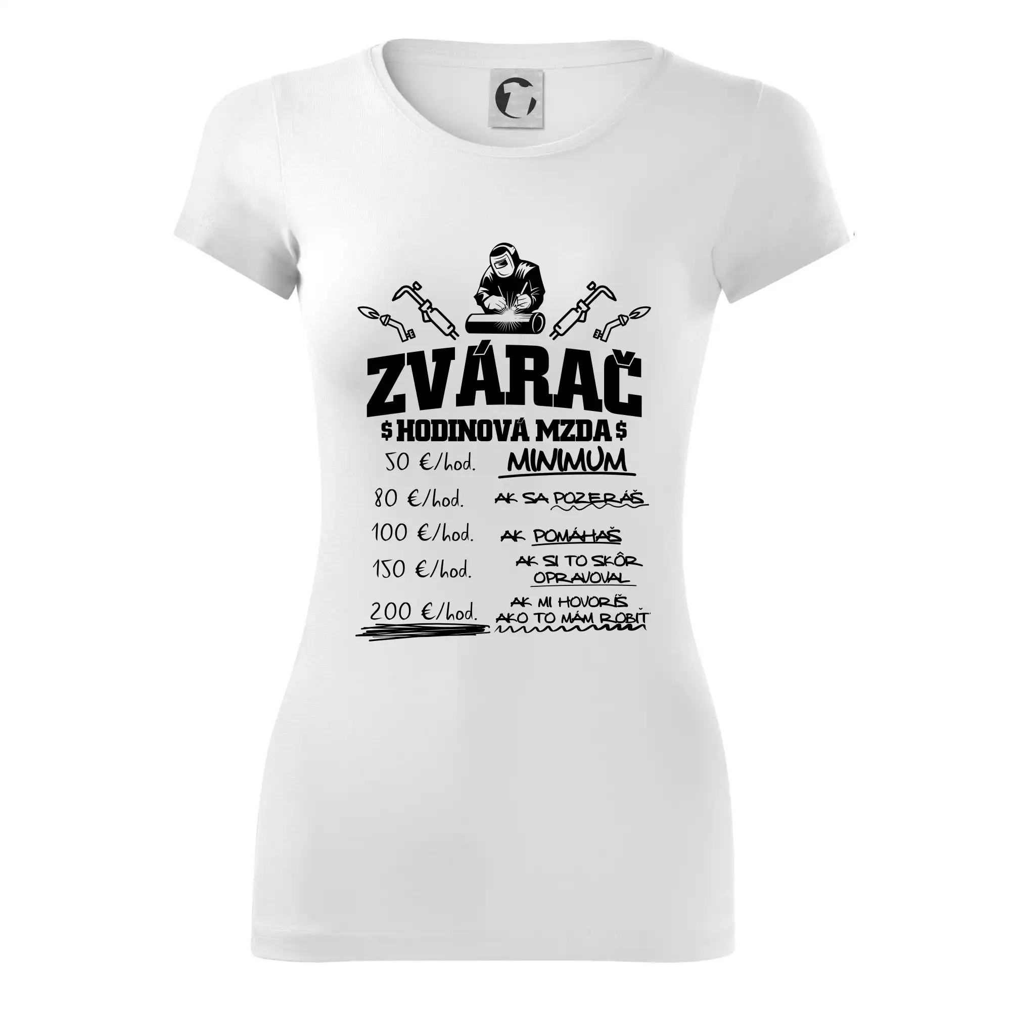 Hodinová mzda zvárač