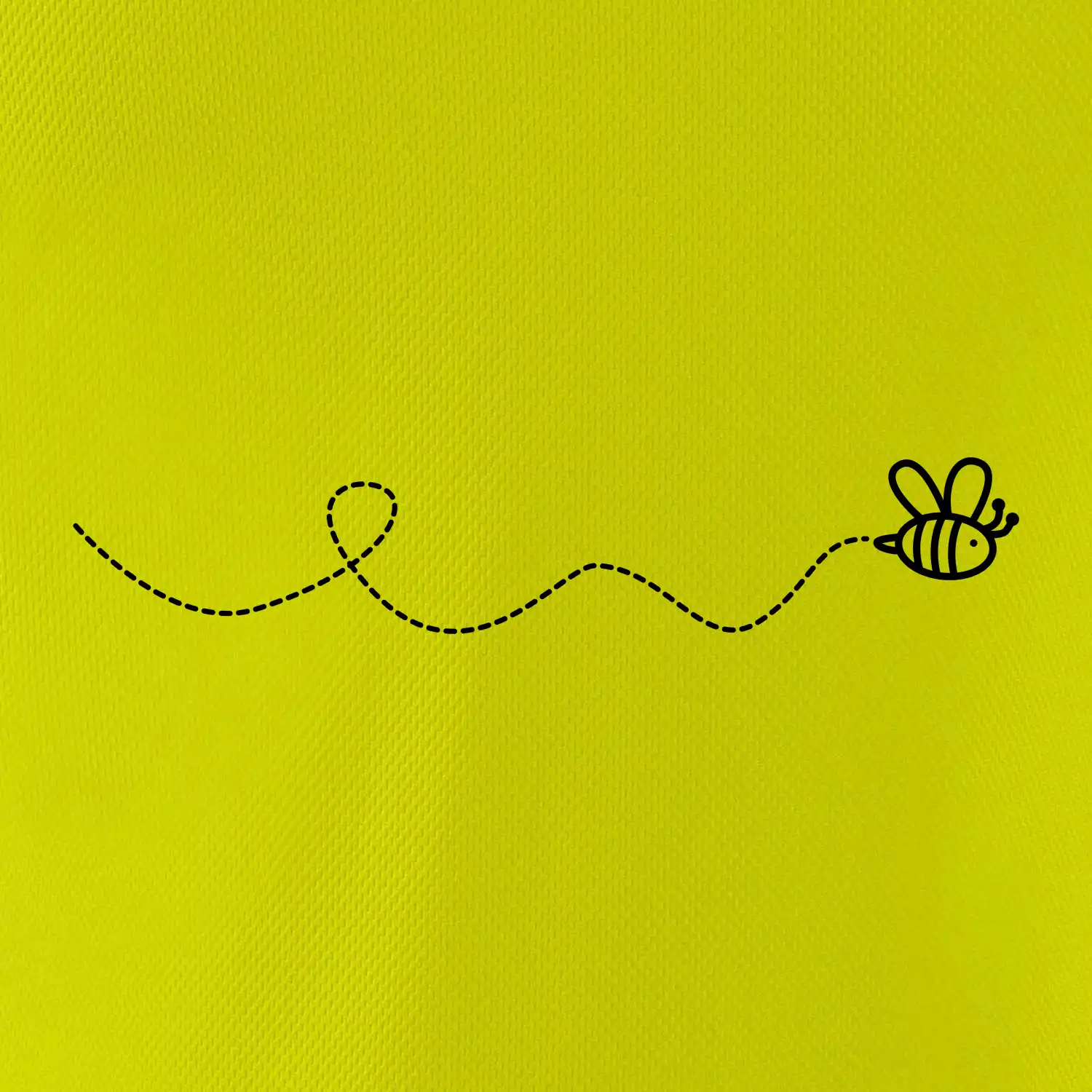 Dráha letu včely - vlnovka