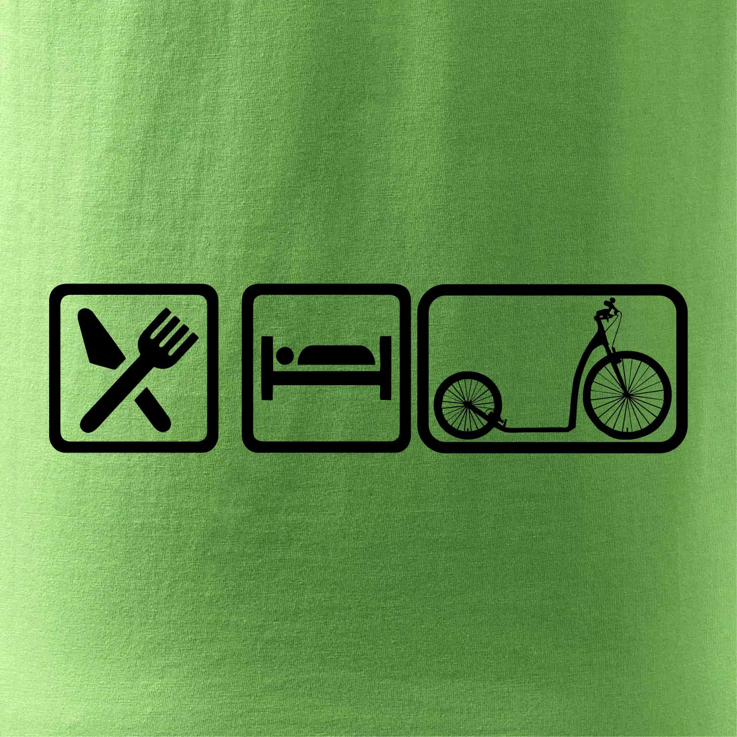 Eat sleep koloběžka velké a malé kolo
