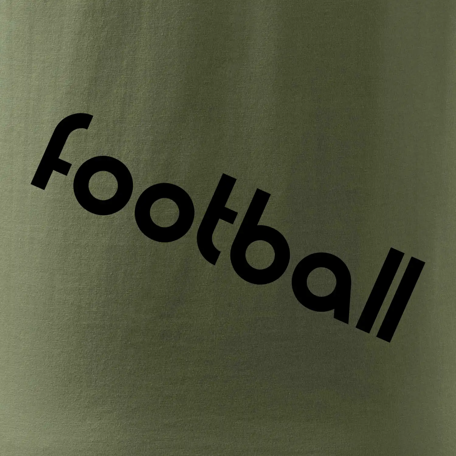 FOOTBALL nápis šikmo