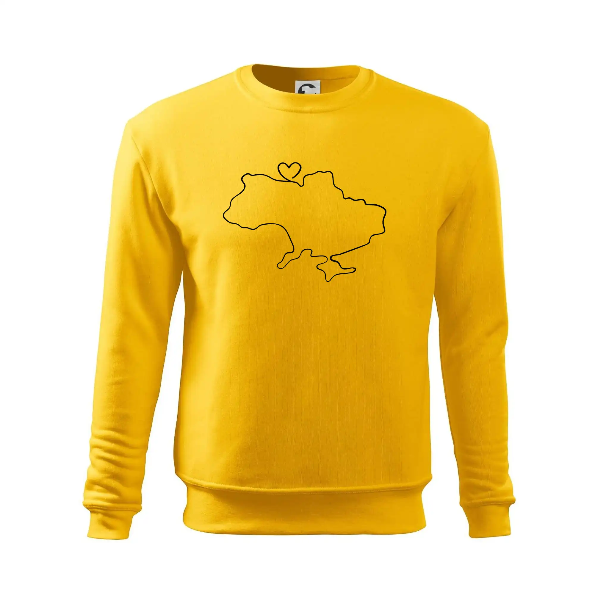 Mapa Ukrajiny - srdce