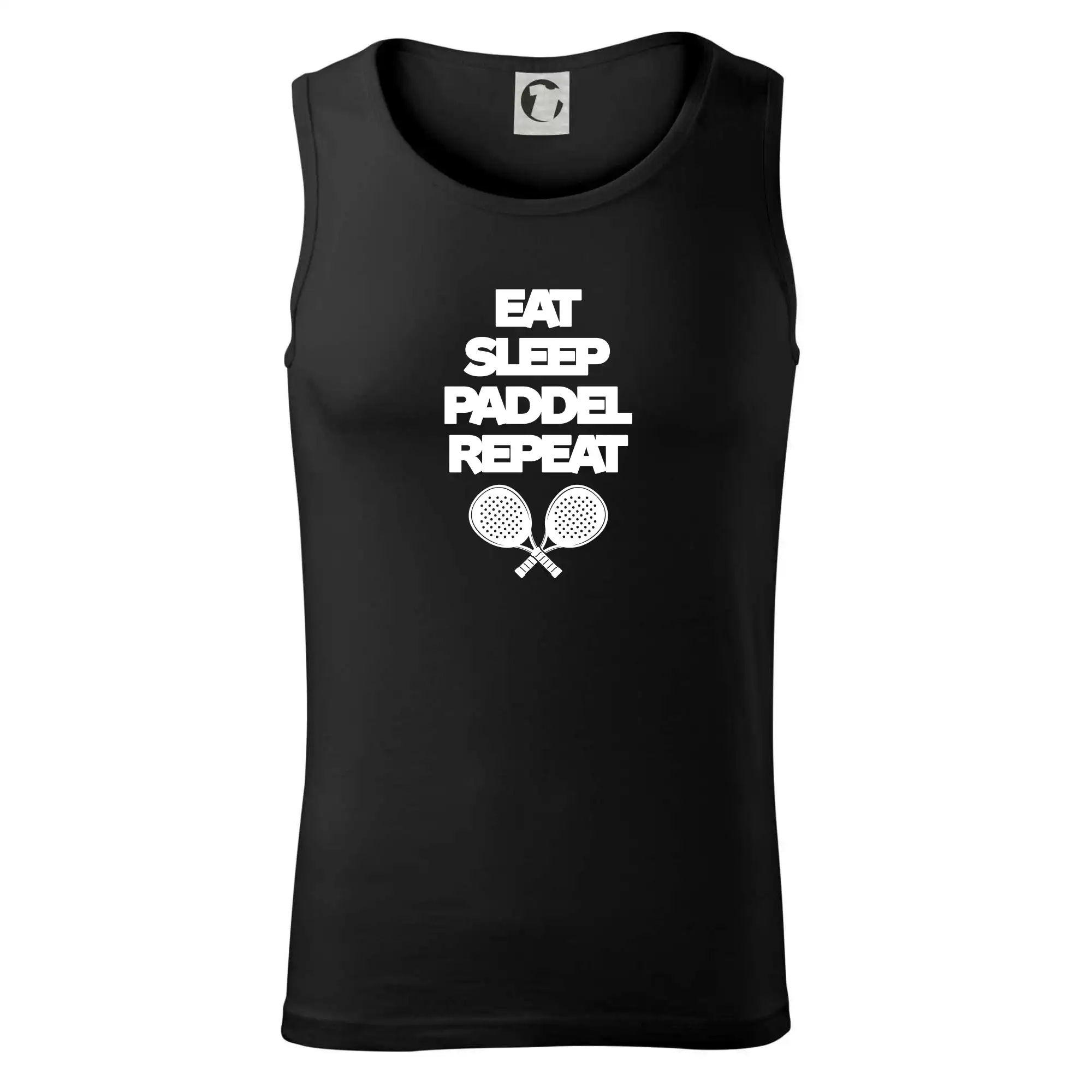 Eat sleep paddel repeat pod sebou