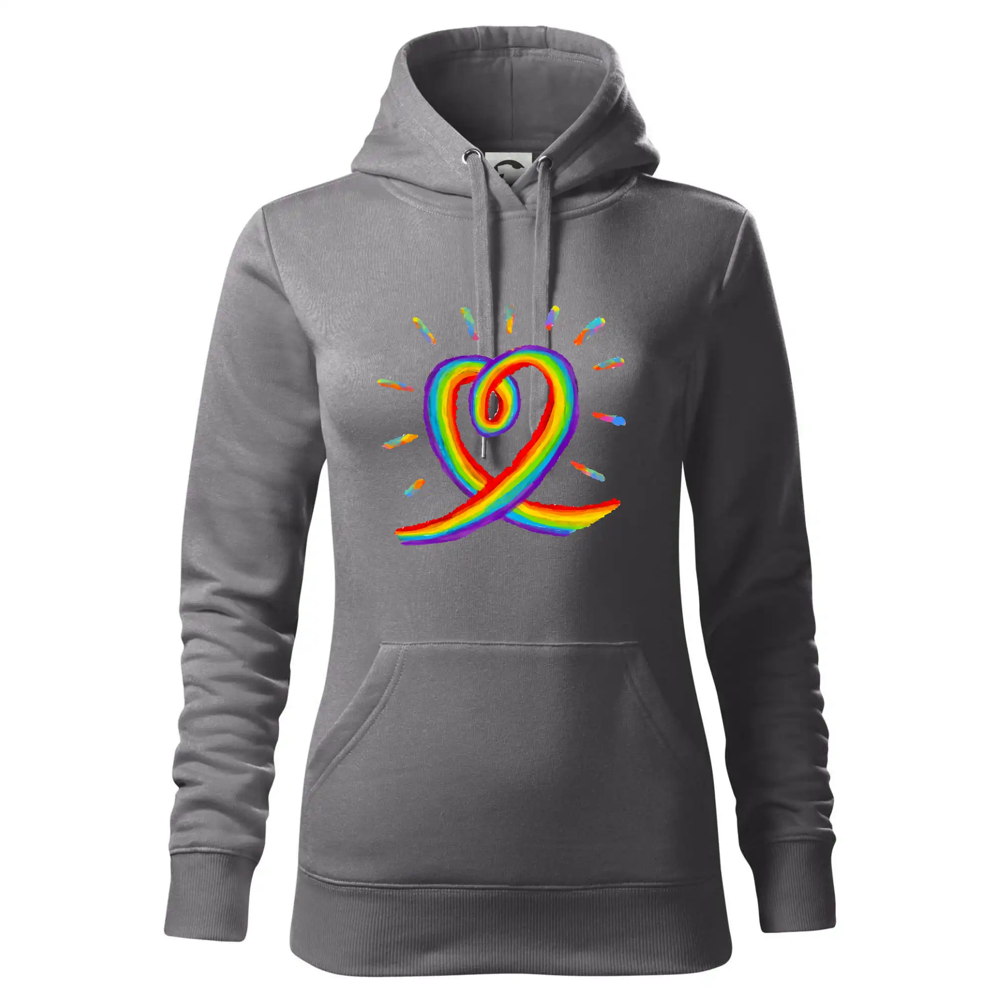 Srdce pride duha kreslená